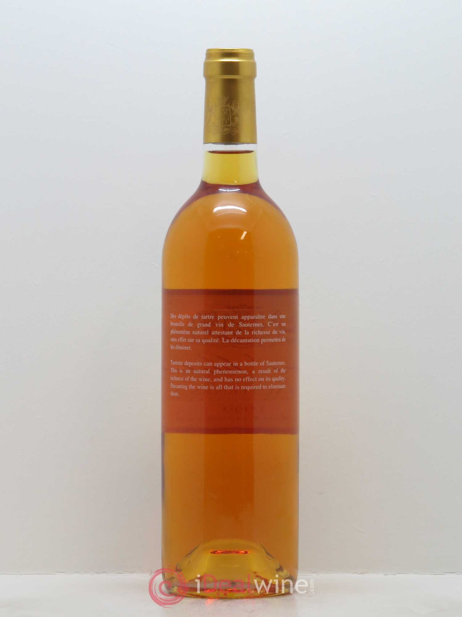 Château Suduiraut 1er Grand Cru Classé (CBO à partir de 6 bts) 1999 - Lot de 1 bouteille - 1