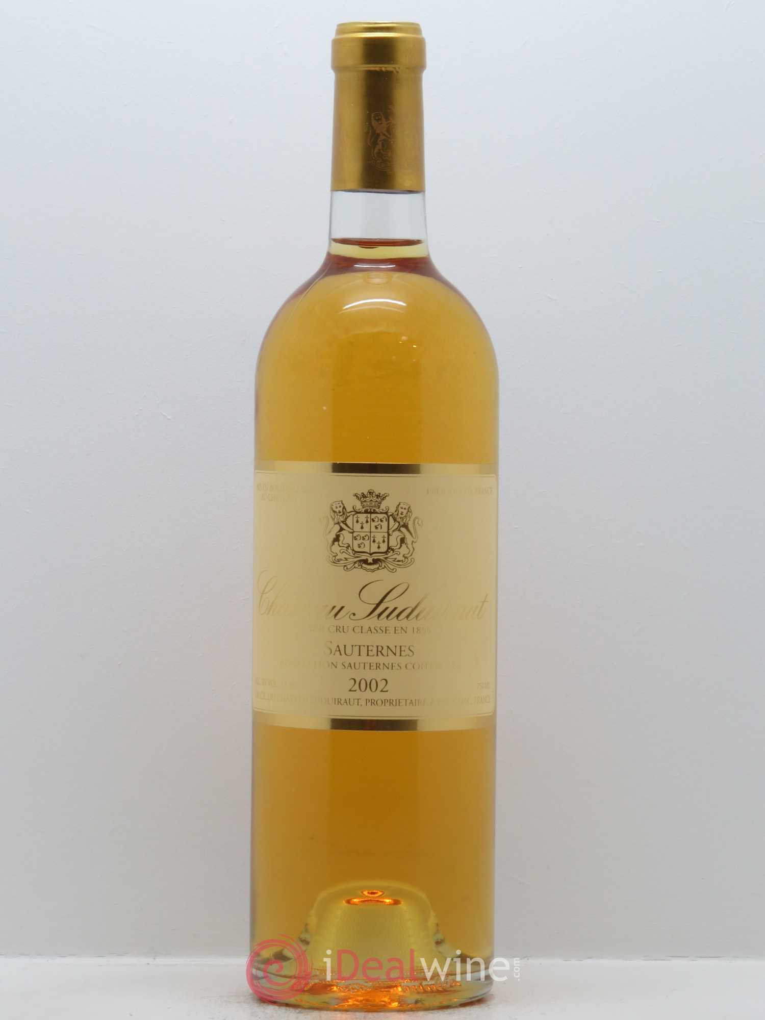 Château Suduiraut 1er Grand Cru Classé 2002 - Lot de 1 bouteille - 0