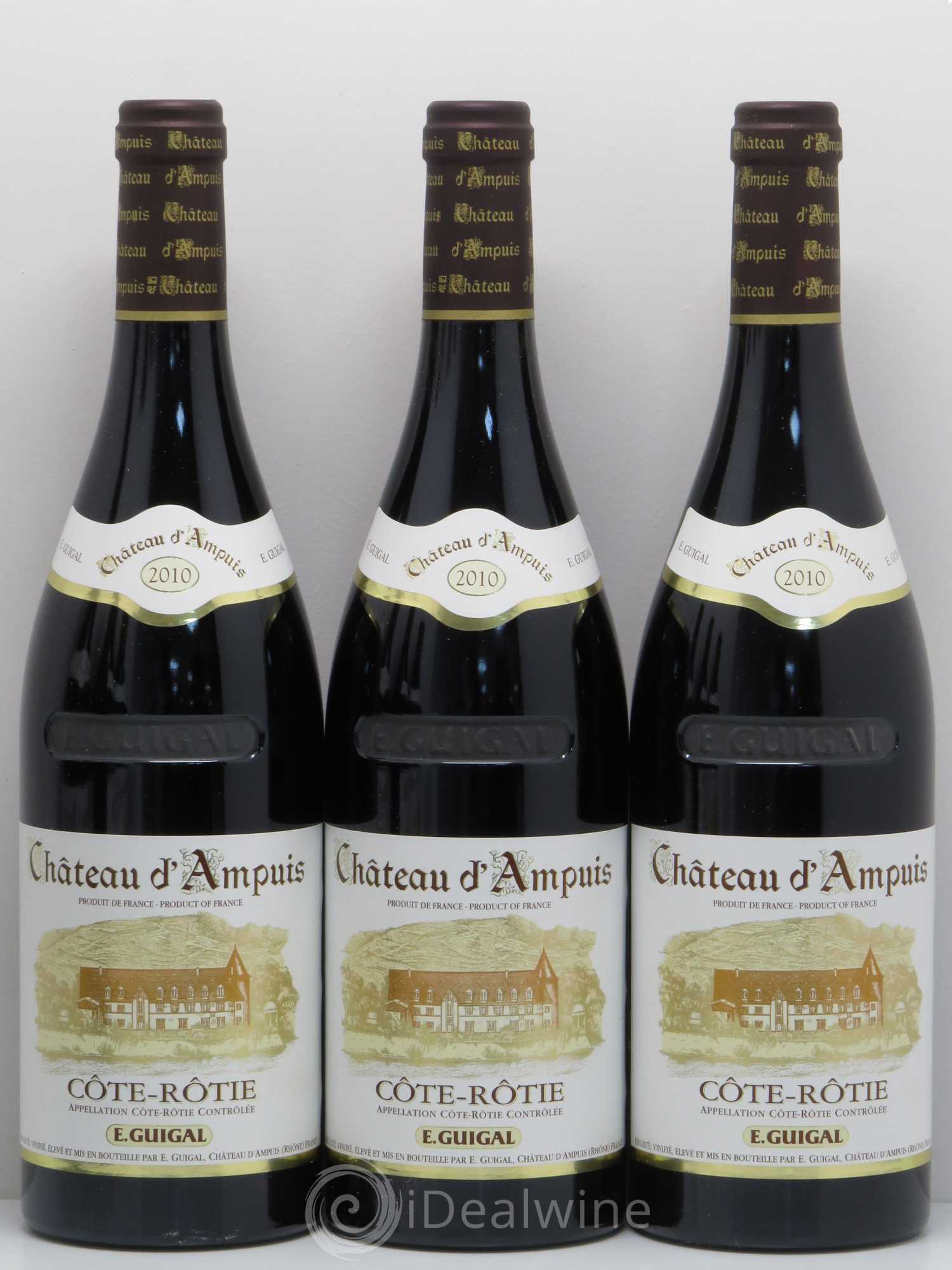 Côte-Rôtie Château d'Ampuis Guigal 2010 - Lot de 6 bouteilles - 1