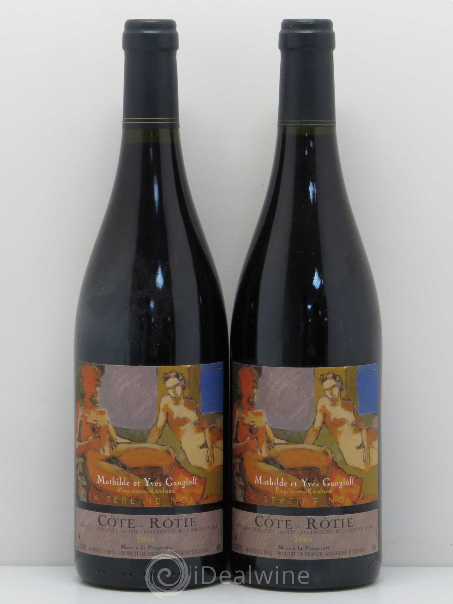 Côte-Rôtie La Sereine Noire Gangloff (Domaine) 2005 - Lotto di 2 bottiglie - 0