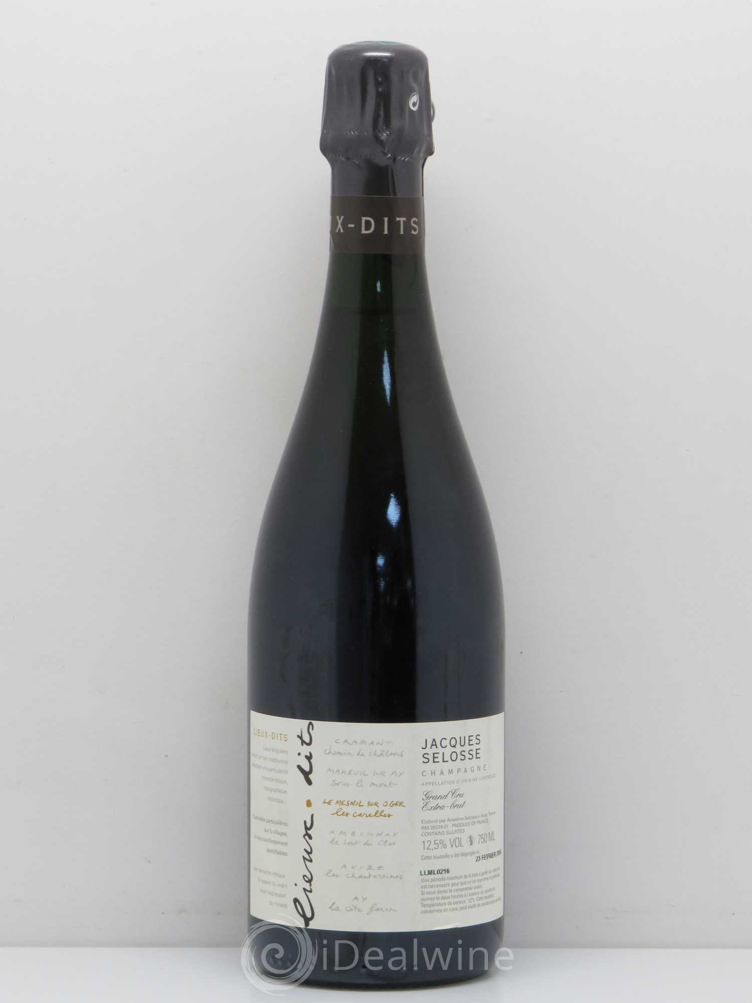 Les Carelles Blanc de Blancs Jacques Selosse - Lot de 1 bouteille - 0
