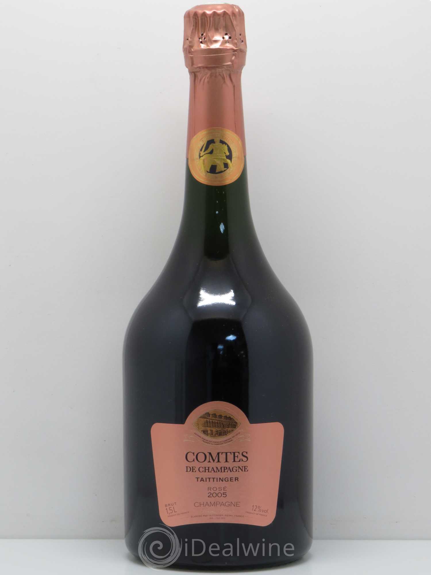 Comtes de Champagne Rosé Grand Cru Brut Taittinger 2005 - Posten von 1 Magnum - 0