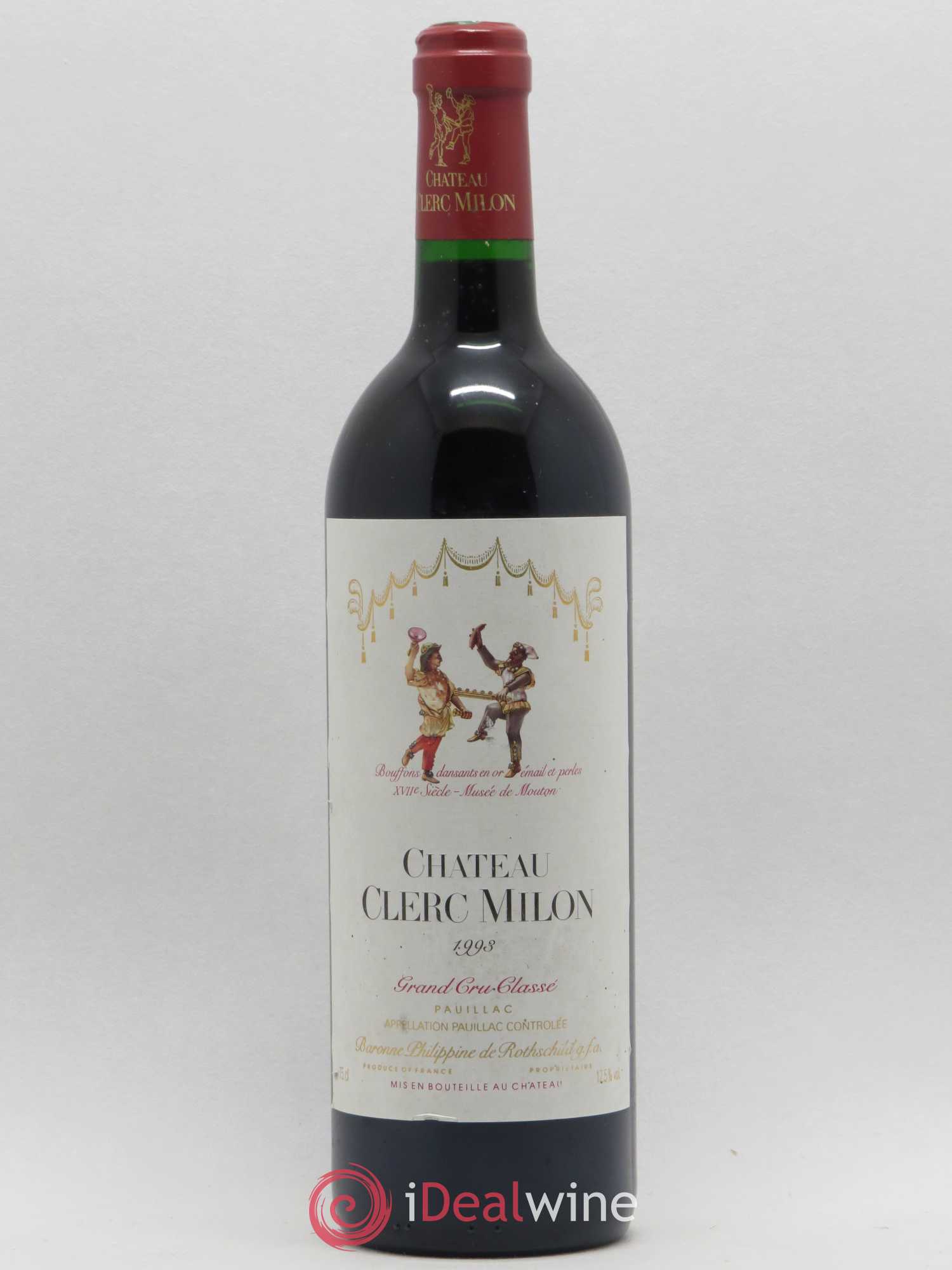 Château Clerc Milon 5ème Grand Cru Classé (sans prix de réserve) 1993 - Lot de 1 bouteille - 0