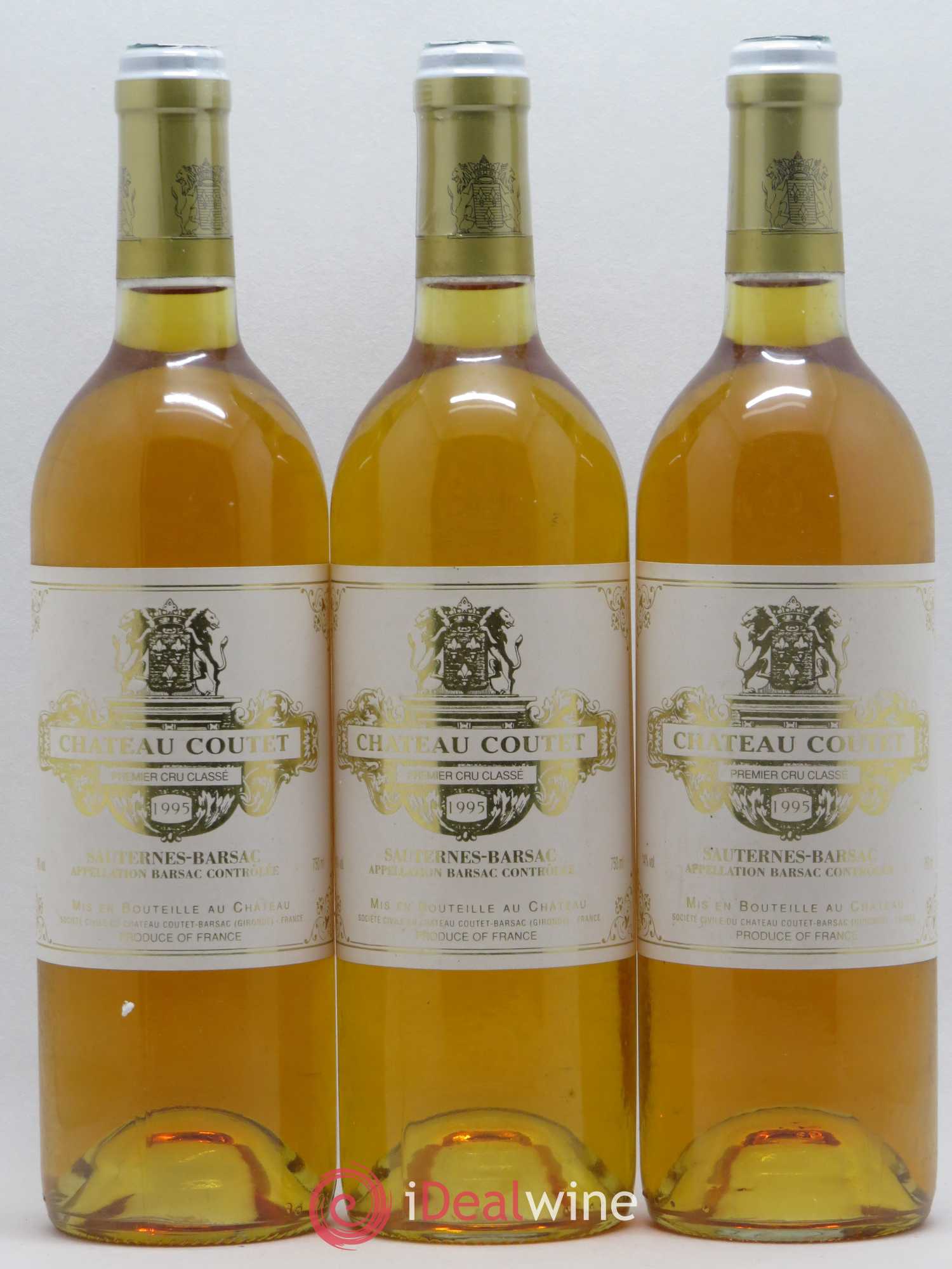 Château Coutet 1er Grand Cru Classé 1995 - Lotto di 6 bottiglie - 1