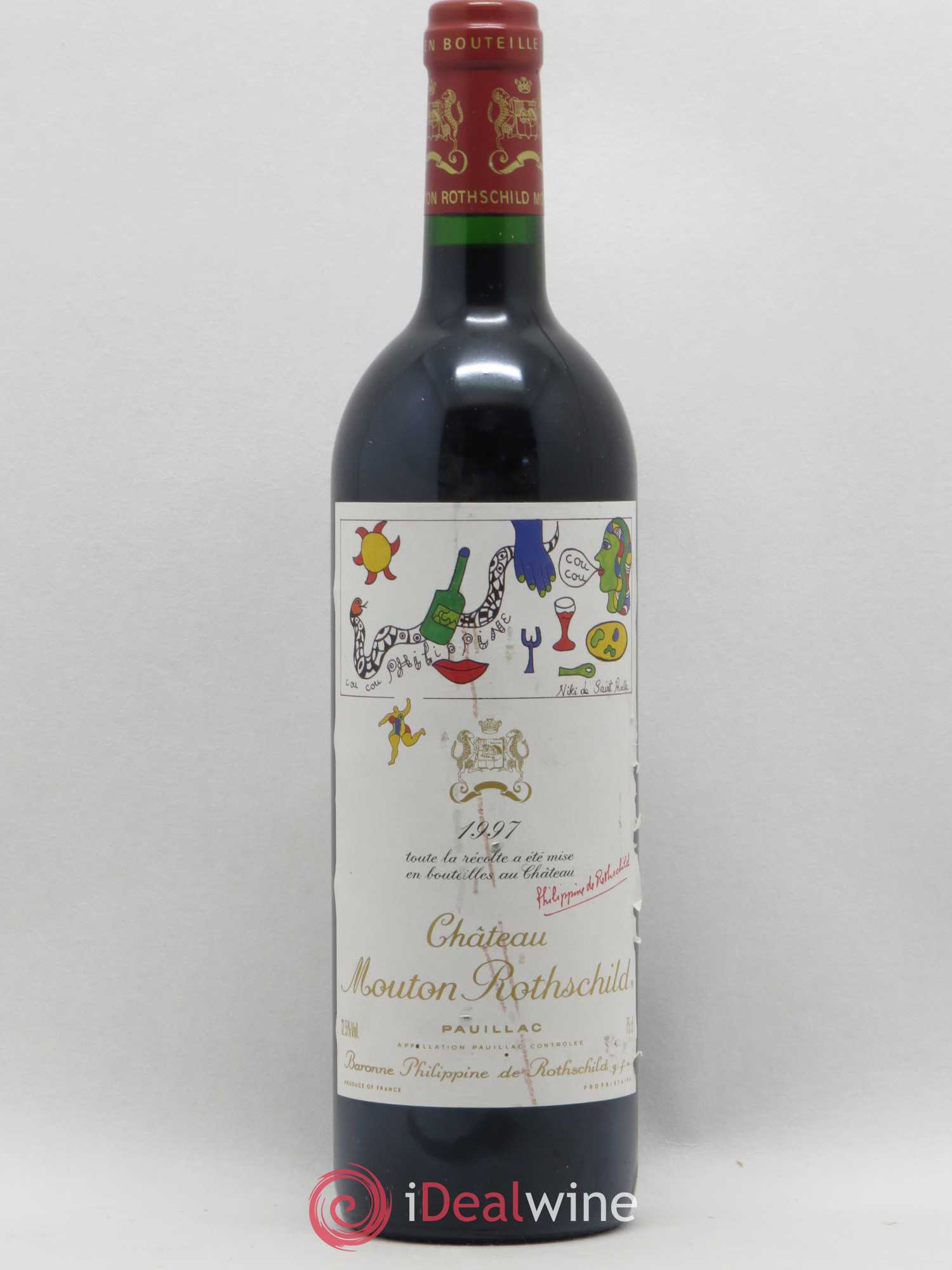 Château Mouton Rothschild 1er Grand Cru Classé 1997 - Lot de 1 bouteille - 0