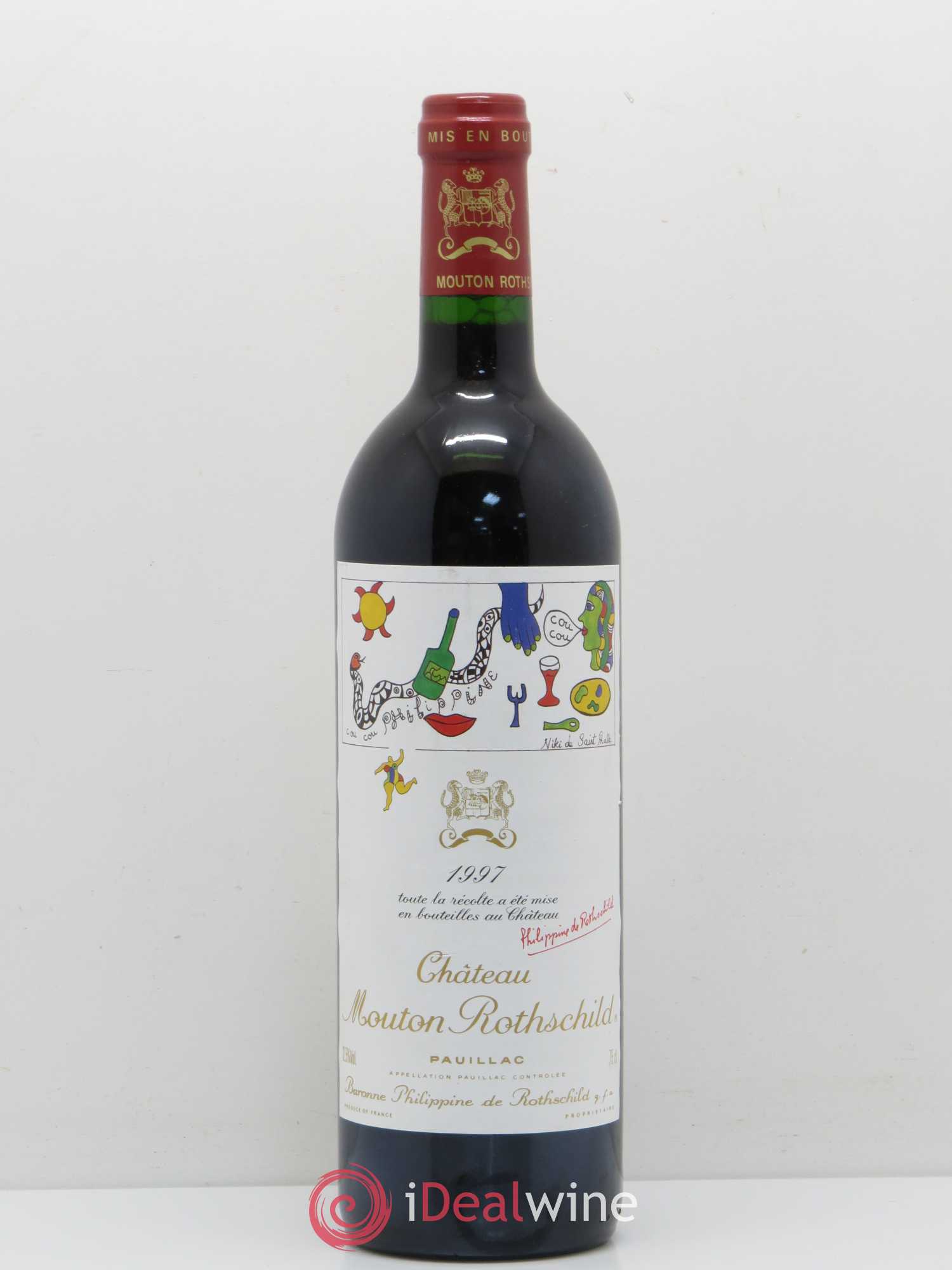Château Mouton Rothschild 1er Grand Cru Classé 1997 - Lot de 1 bouteille - 0