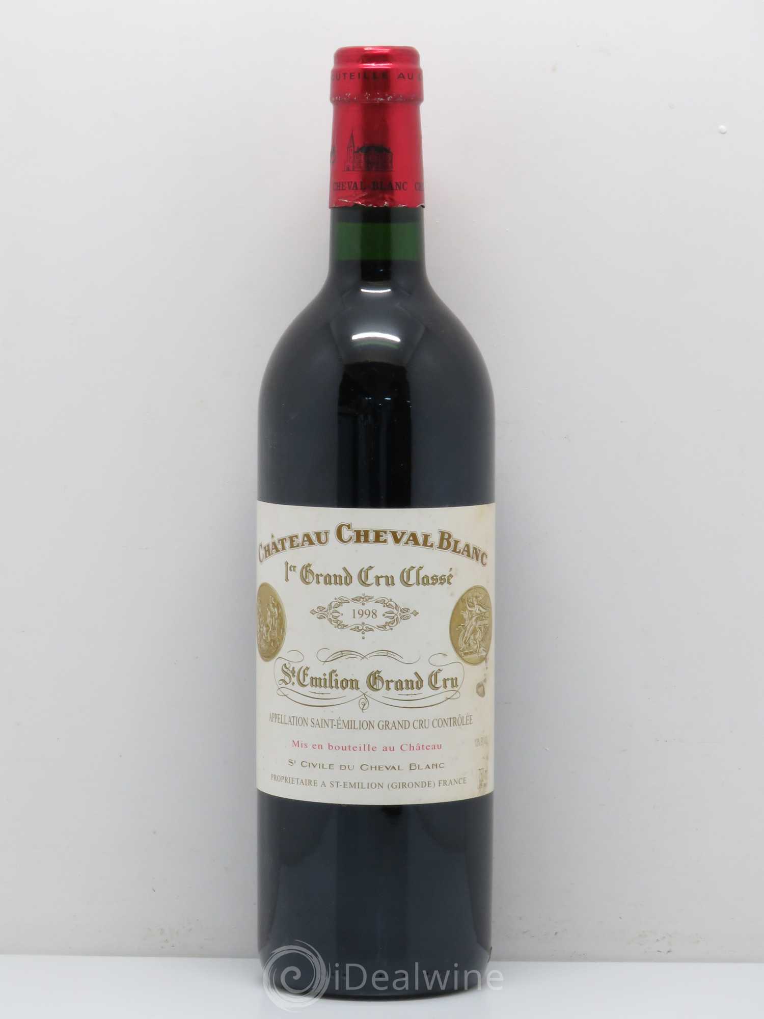 Château Cheval Blanc 1er Grand Cru Classé A 1998 - Lot de 1 bouteille - 0
