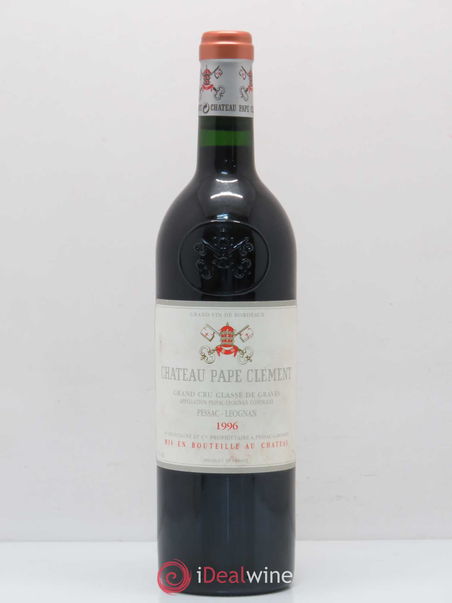 Château Pape Clément Cru Classé de Graves 1996 - Lot de 1 bouteille - 0