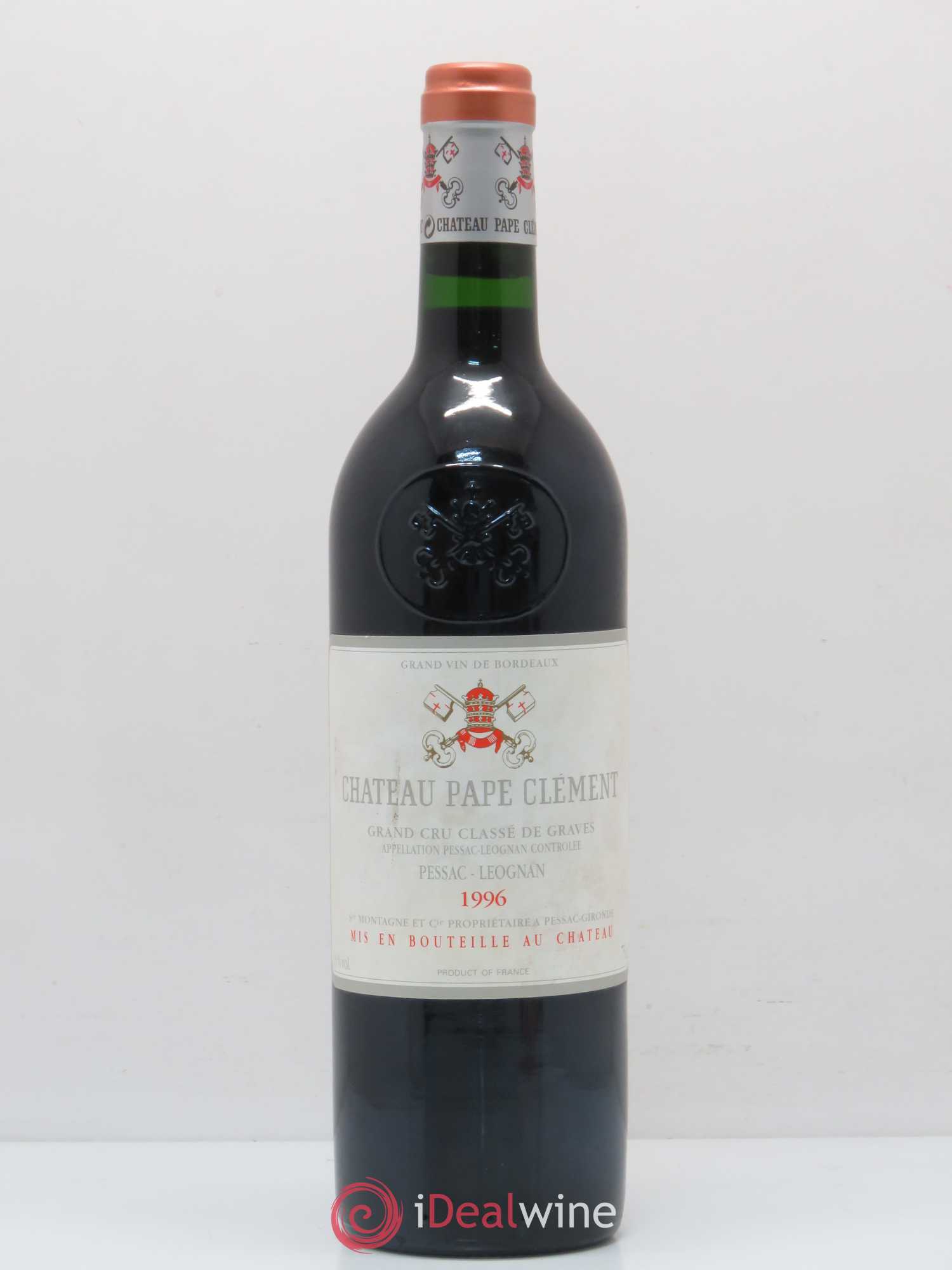 Château Pape Clément Cru Classé de Graves 1996 - Lot de 1 bouteille - 0