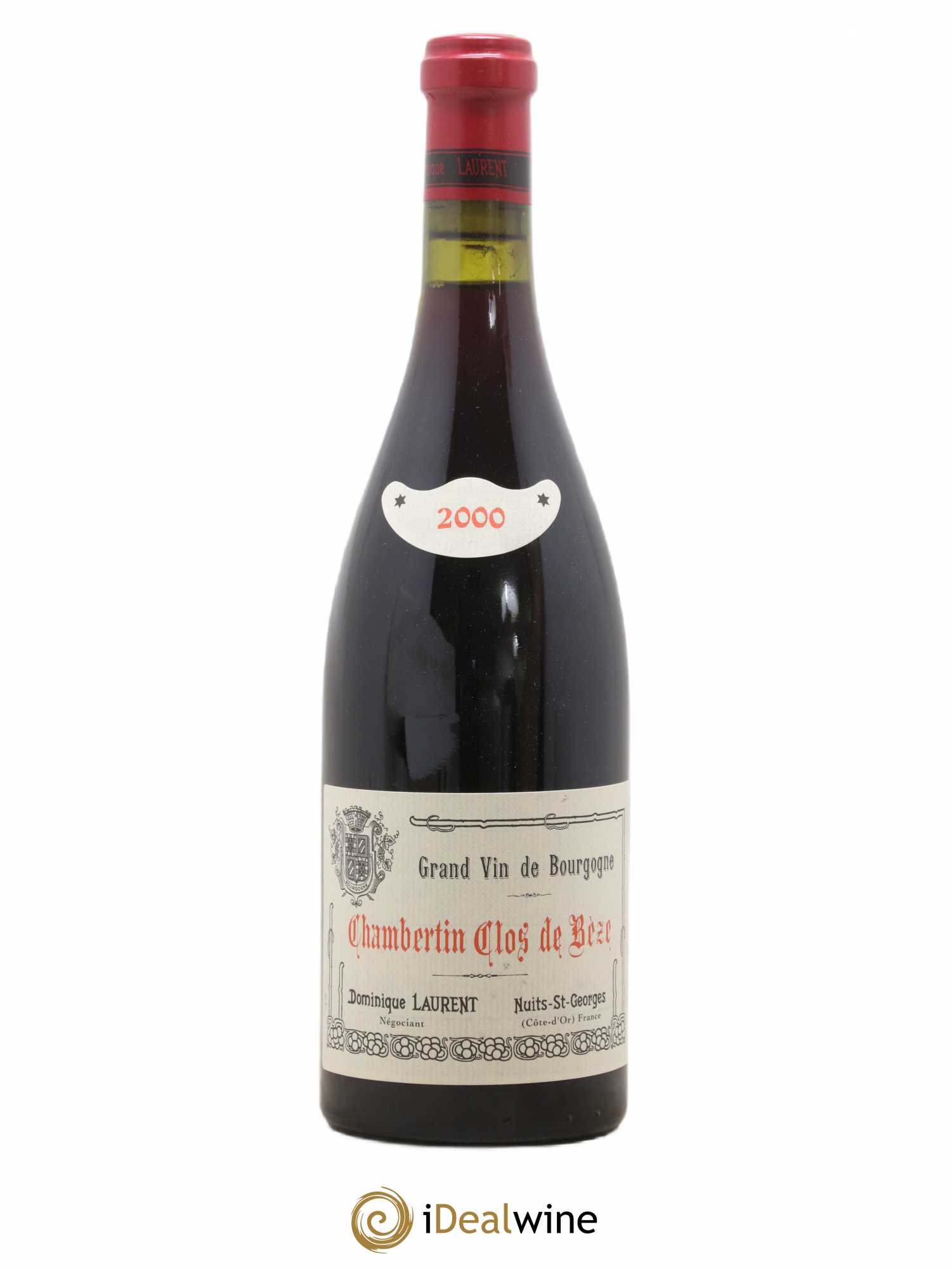 Chambertin Clos de Bèze Grand Cru Grande cuvée Vieilles vignes Dominique Laurent 2000 - Lot de 1 bouteille - 0