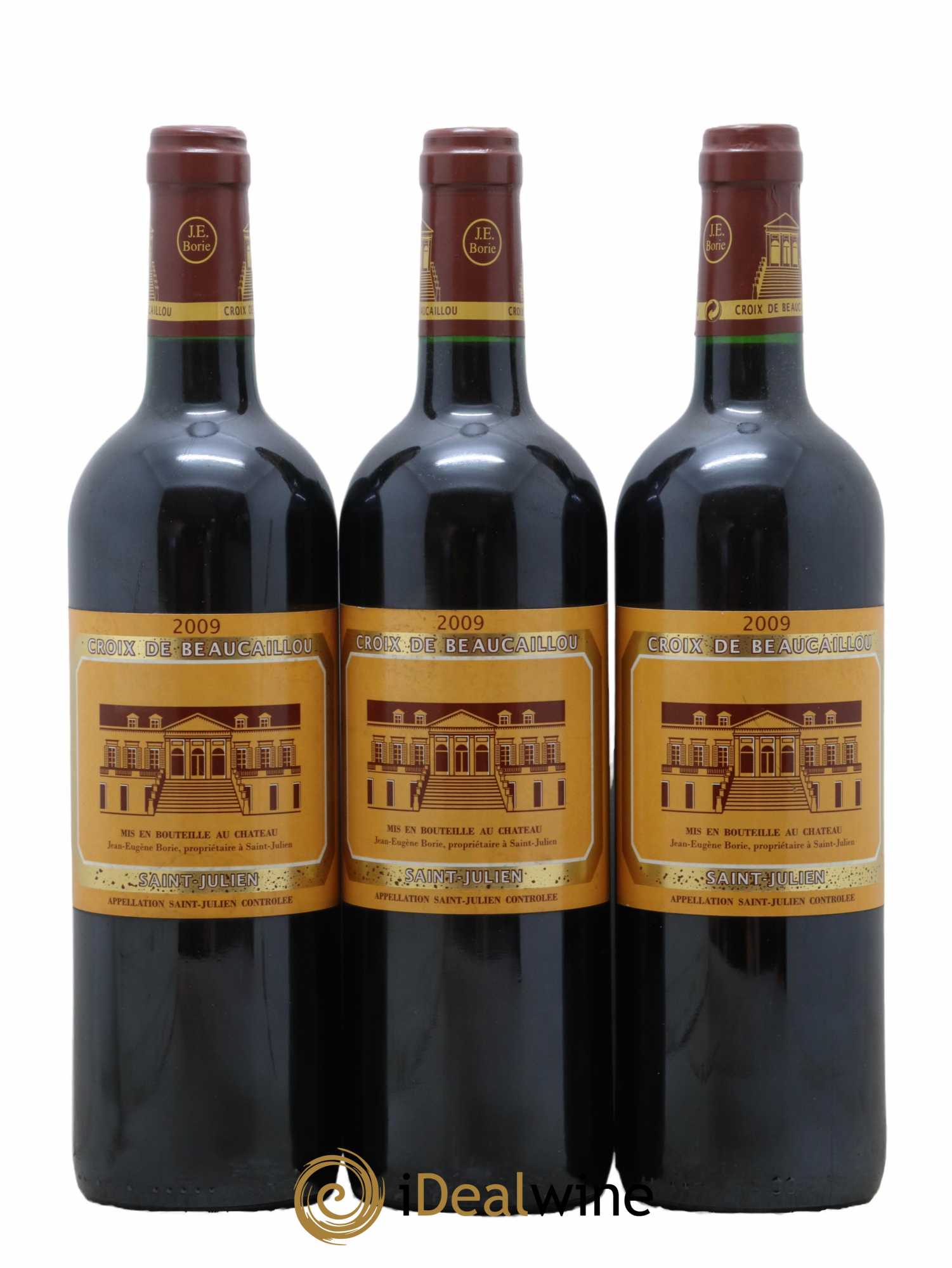 La Croix de Beaucaillou Second Vin 2009 - Lot of 3 bottles - 0