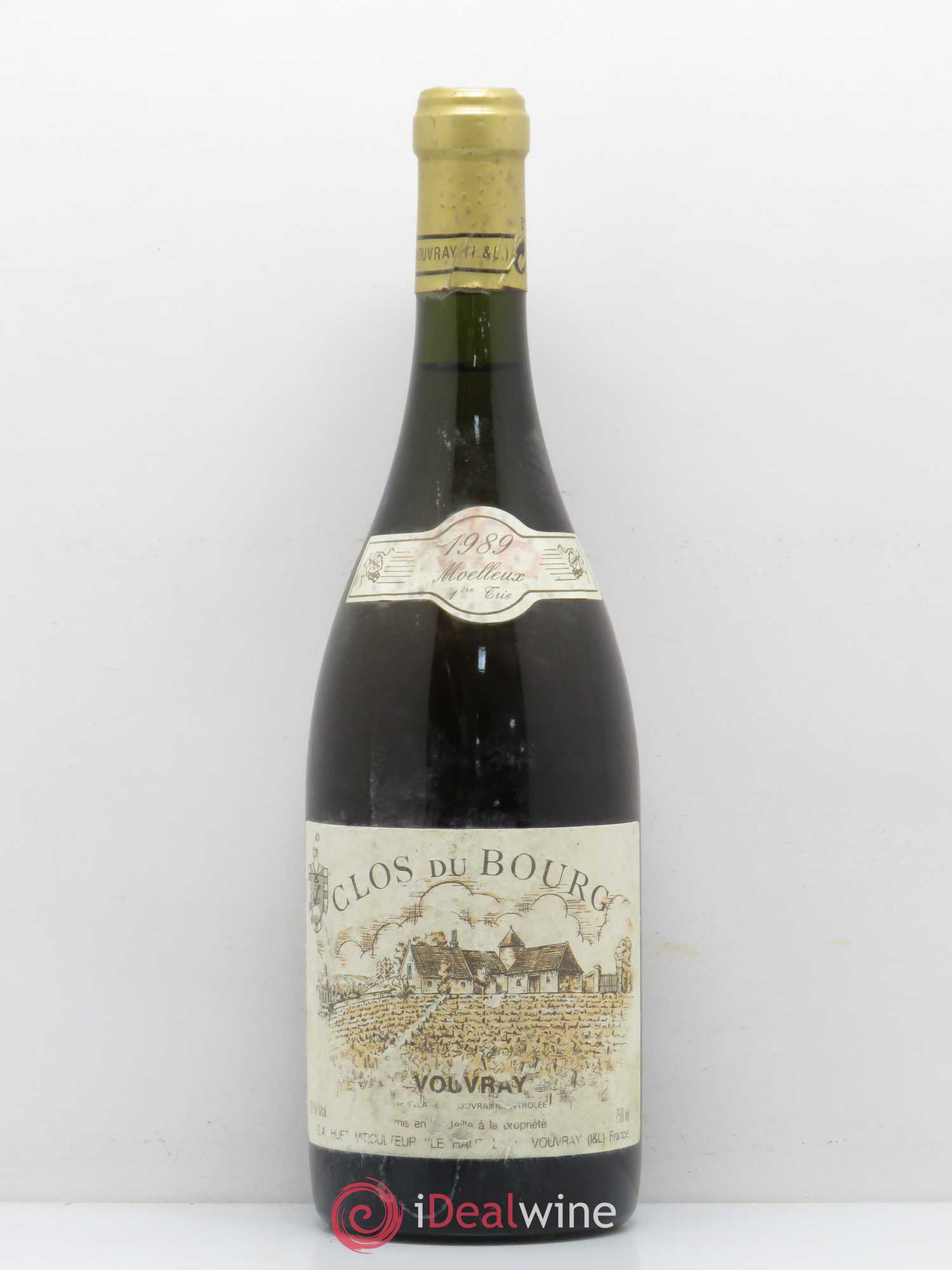Vouvray Clos du Bourg Moelleux 1ère trie Domaine Huet 1989 - Lotto di 1 bottiglia - 0