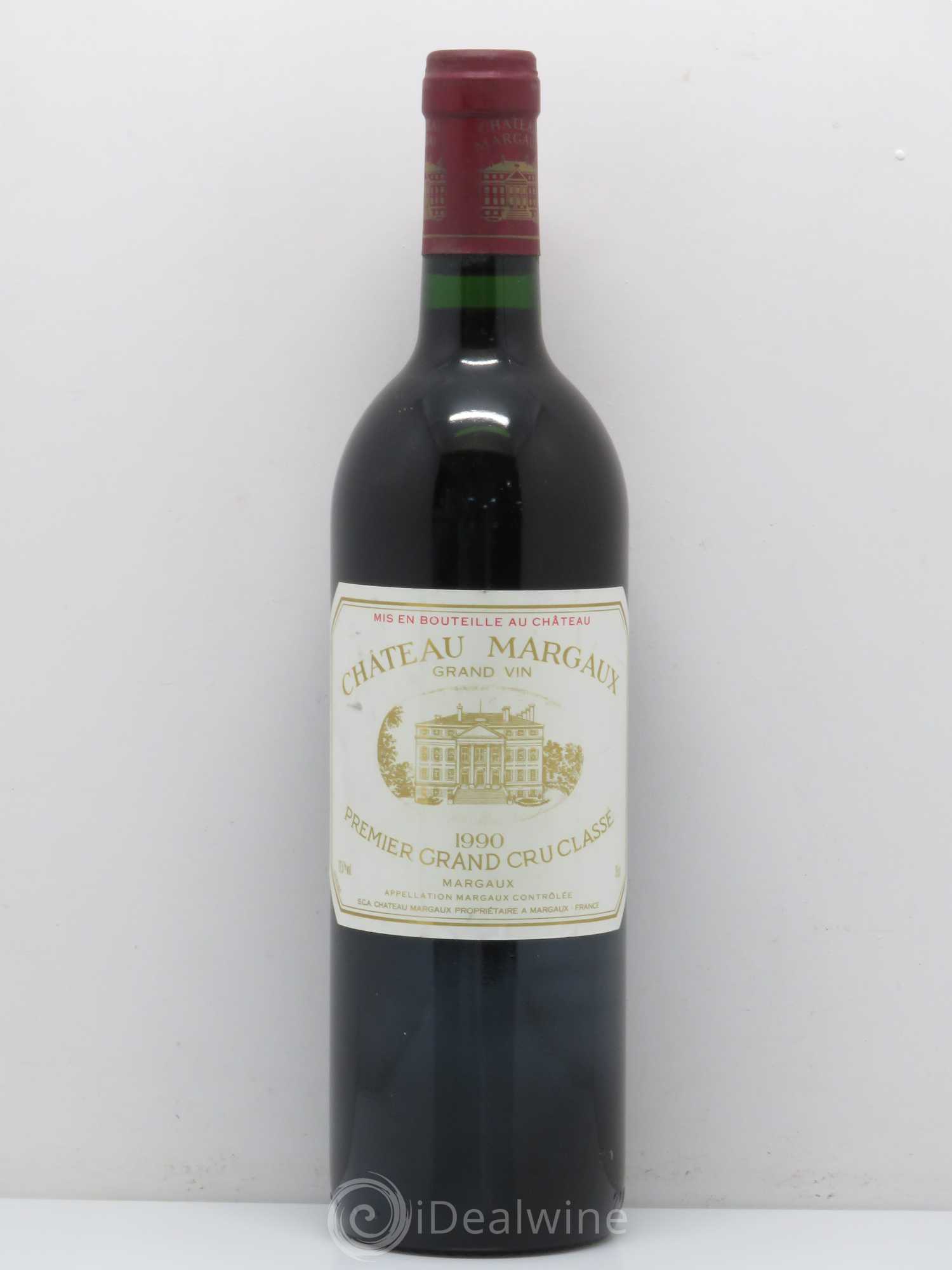 Château Margaux 1er Grand Cru Classé 1990 - Lot de 1 bouteille - 0