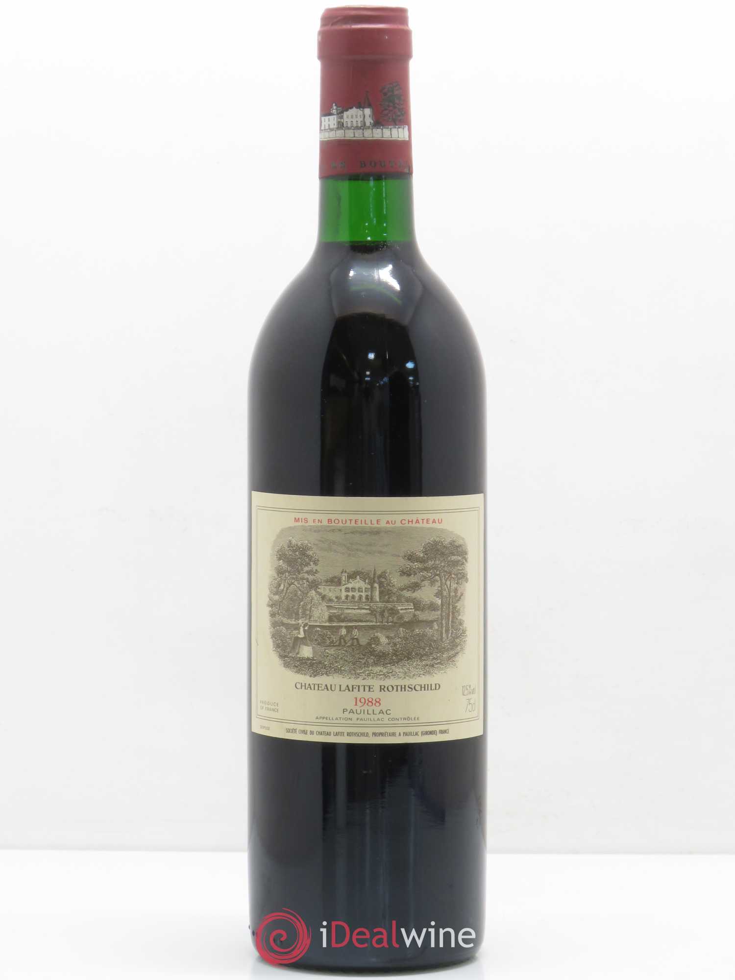 Château Lafite Rothschild 1er Grand Cru Classé 1988 - Lot de 1 bouteille - 0