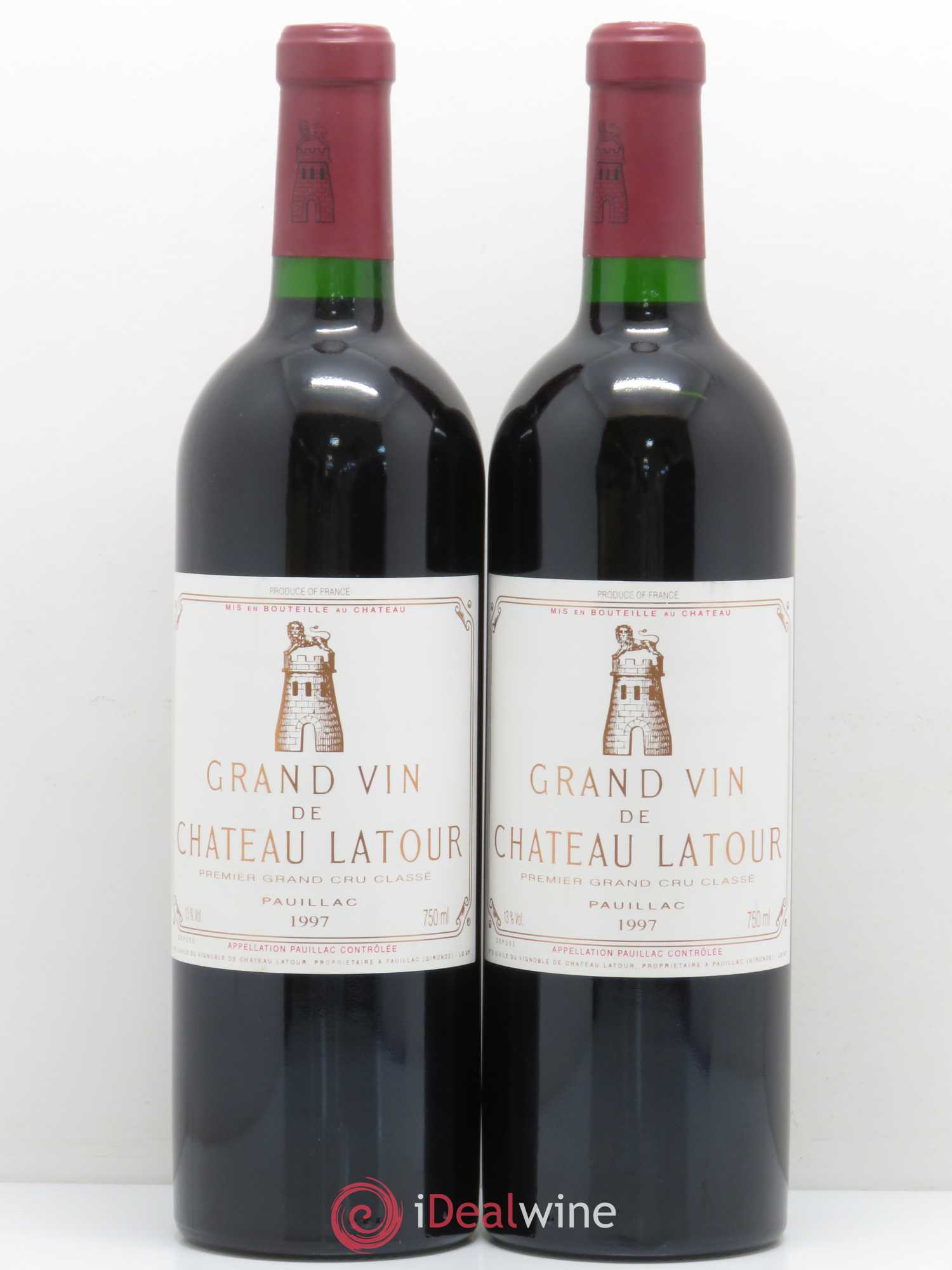 Château Latour 1er Grand Cru Classé 1997 - Lot de 2 bouteilles - 0