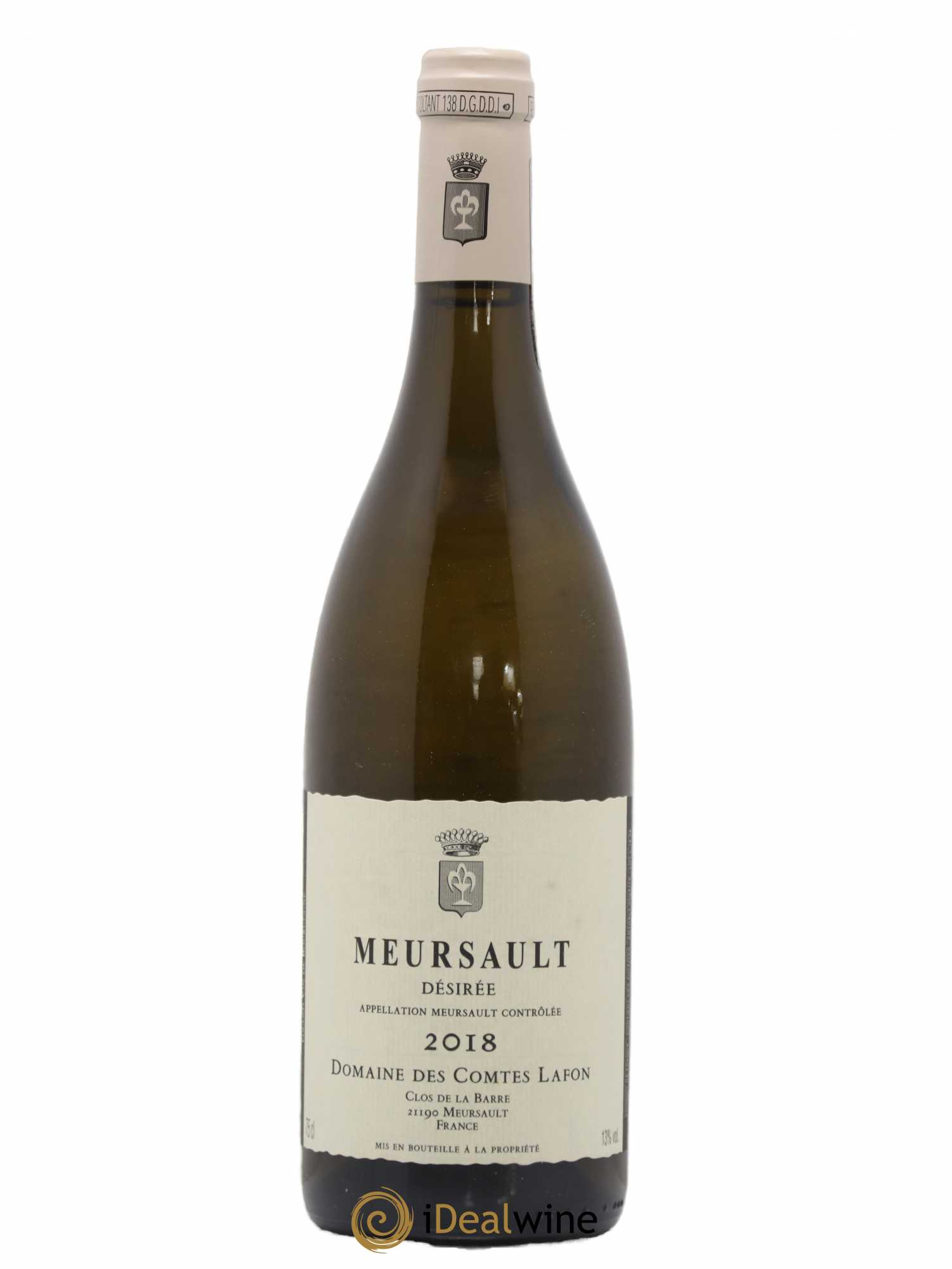 Meursault Désirée Comtes Lafon (Domaine des) 2018 - Lot de 1 bouteille - 0