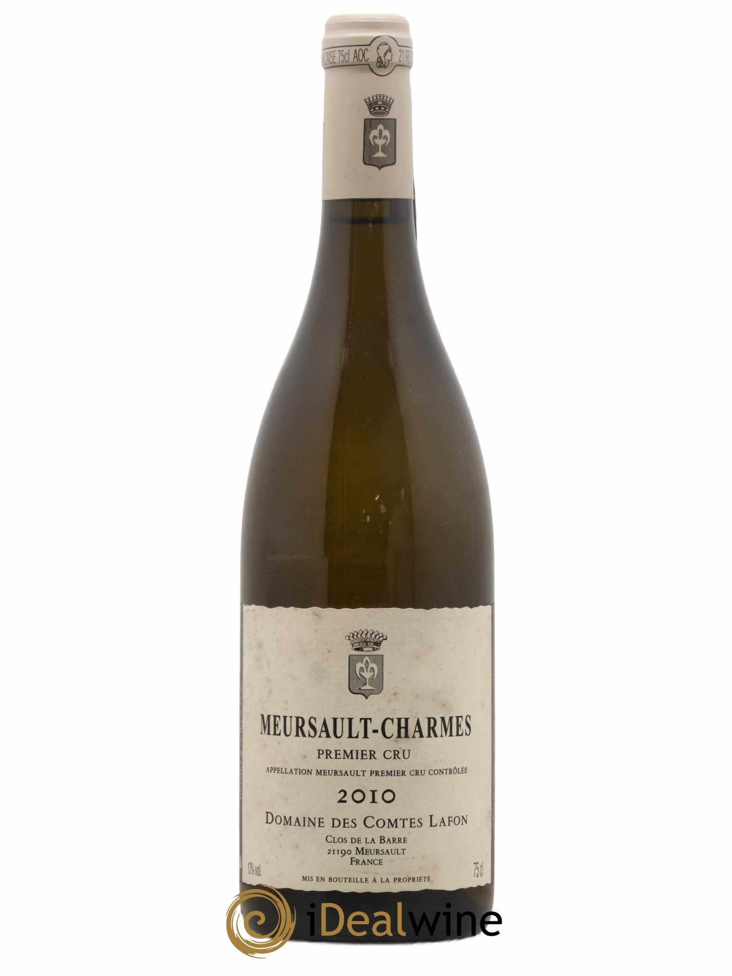 Meursault 1er Cru Charmes Comtes Lafon (Domaine des) 2010 - Lot de 1 bouteille - 0