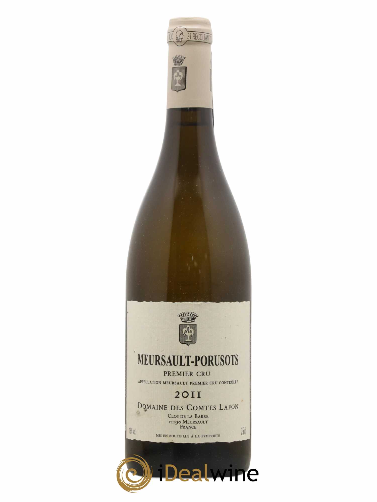 Meursault 1er Cru Porusots Comtes Lafon (Domaine des) 2011 - Lot de 1 bouteille - 0
