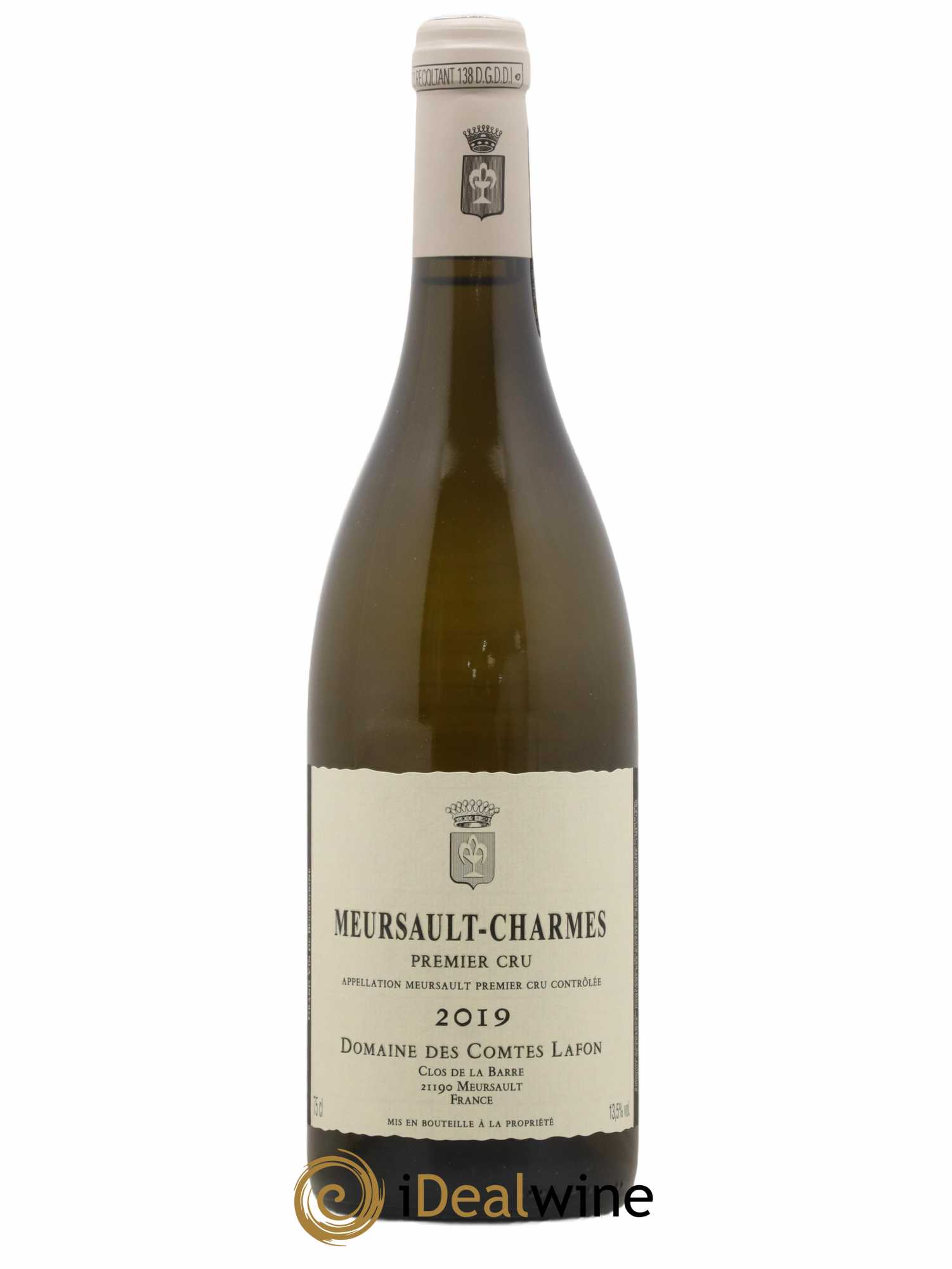 Meursault 1er Cru Charmes Comtes Lafon (Domaine des) 2019 - Lot de 1 bouteille - 0
