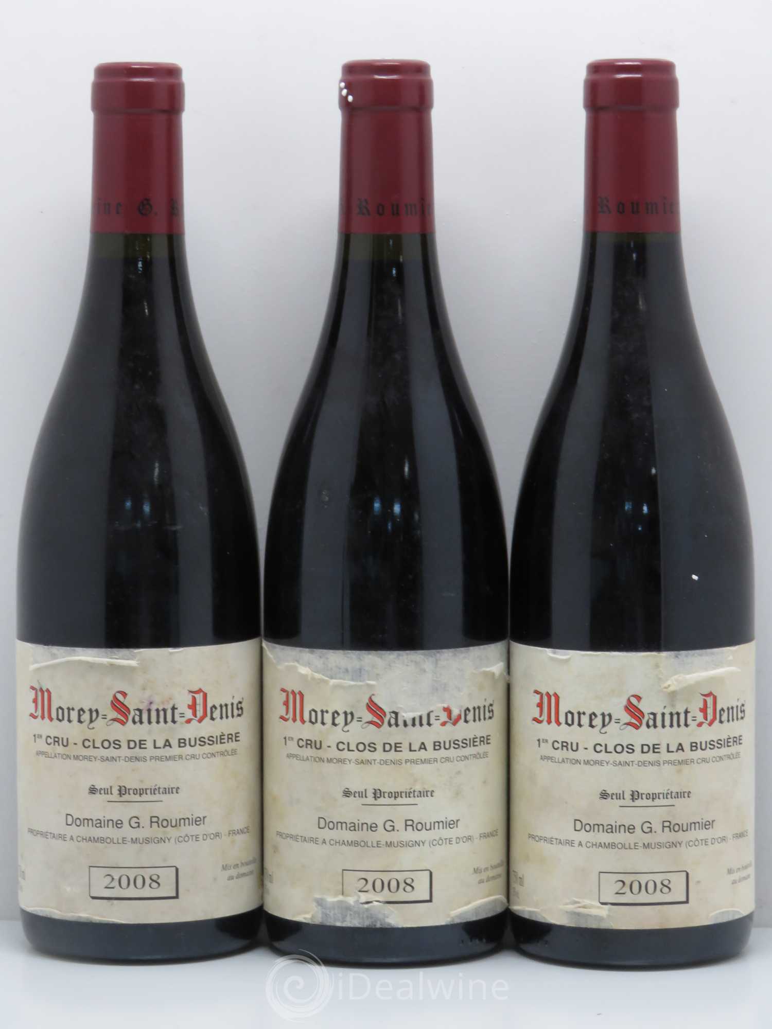 Morey-Saint-Denis 1er Cru Clos de la Bussière Georges Roumier (Domaine) 2008 - Lot de 3 bouteilles - 0
