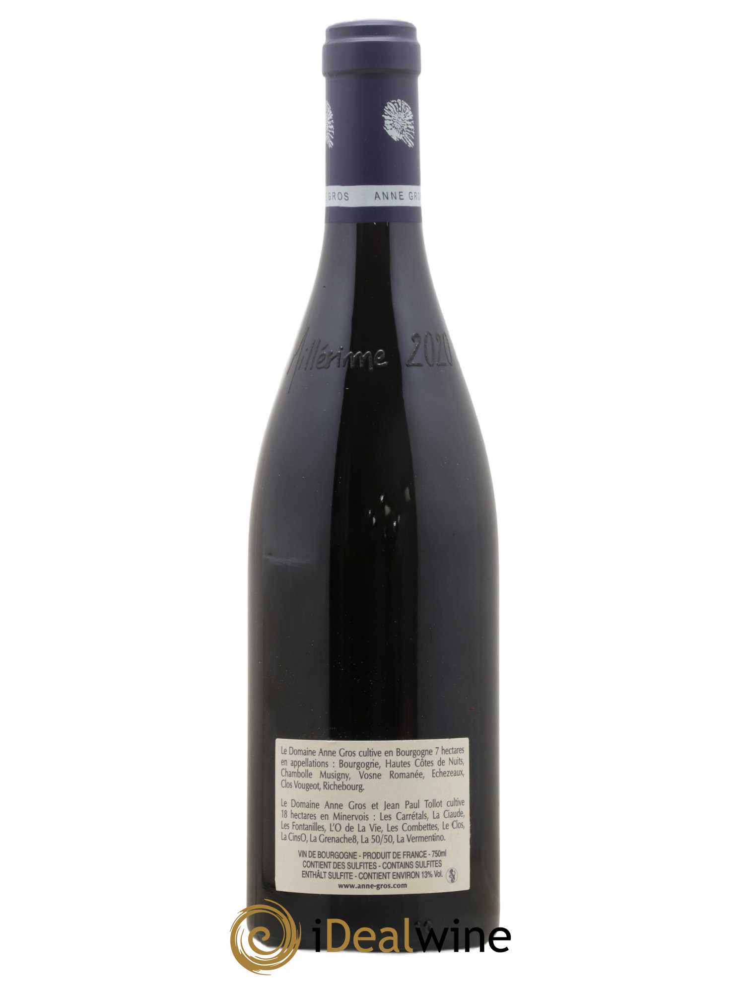 Echezeaux Grand Cru Les Loachausses Anne Gros 2020 - Lot de 1 bouteille - 1