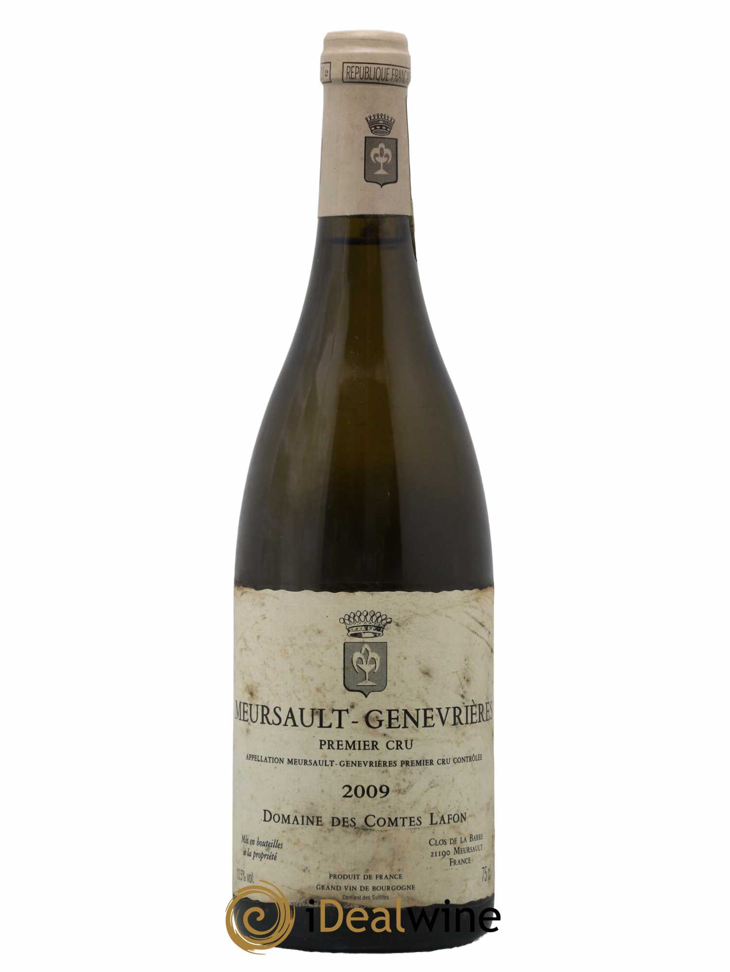 Meursault 1er Cru Genevrières Comtes Lafon (Domaine des) 2009 - Lot de 1 bouteille - 0