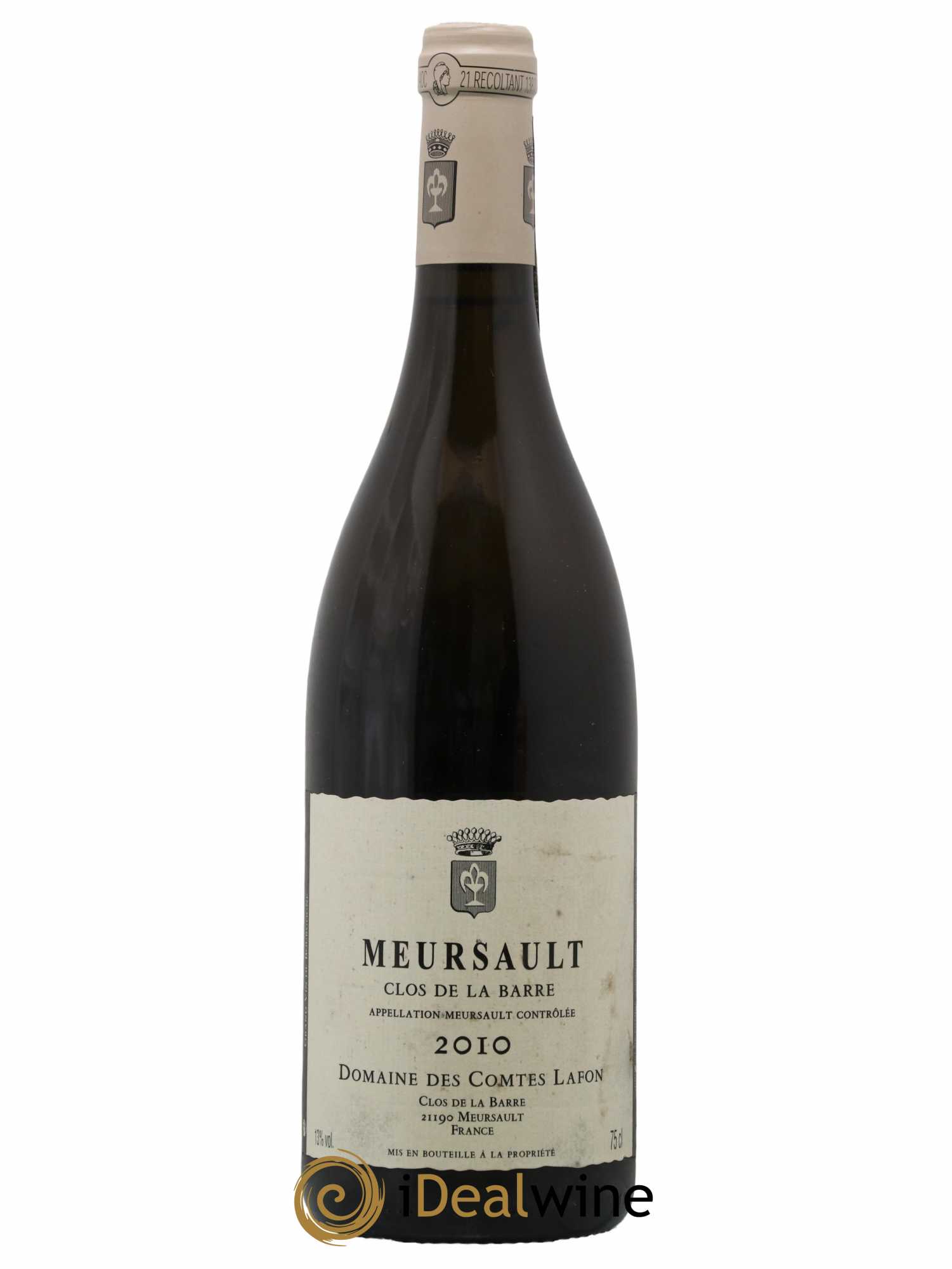 Meursault Clos de la Barre Comtes Lafon (Domaine des) 2010 - Lot de 1 bouteille - 0