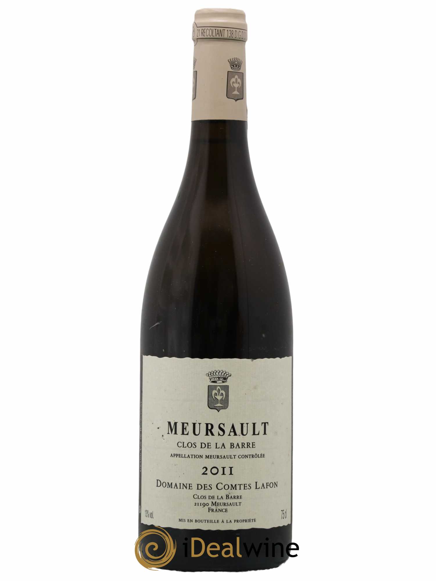 Meursault Clos de la Barre Comtes Lafon (Domaine des) 2011 - Lot de 1 bouteille - 0