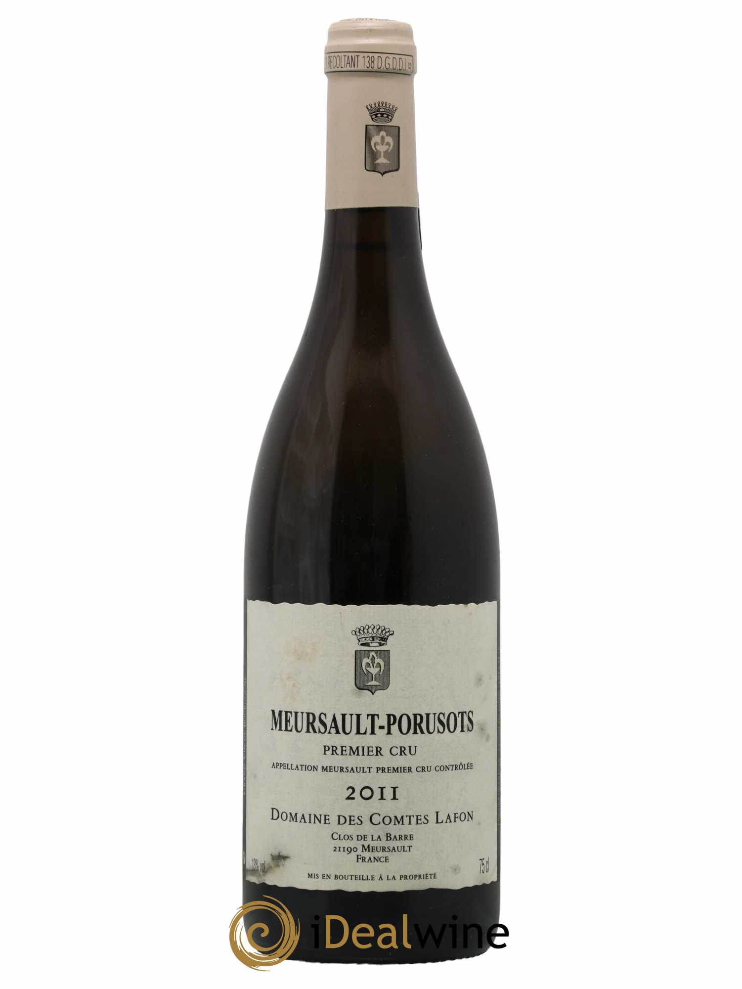 Meursault 1er Cru Porusots Comtes Lafon (Domaine des) 2011 - Posten von 1 Flasche - 0