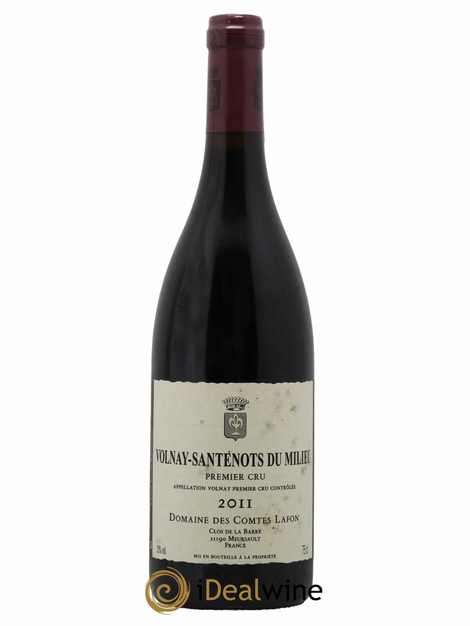 Volnay 1er Cru Santenots du Milieu Comtes Lafon (Domaine des) 2011 - Lot de 1 bouteille - 0
