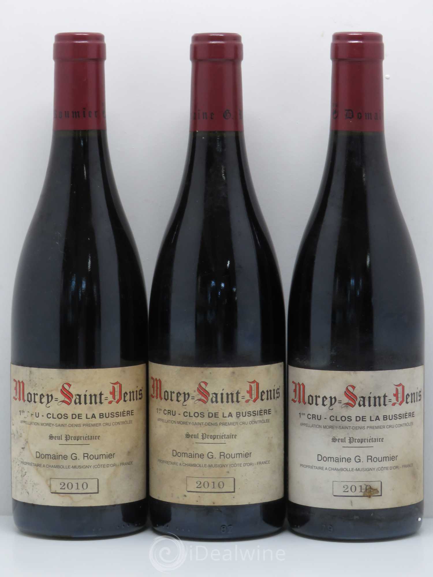 Morey-Saint-Denis 1er Cru Clos de la Bussière Georges Roumier (Domaine) 2010 - Lot de 3 bouteilles - 0