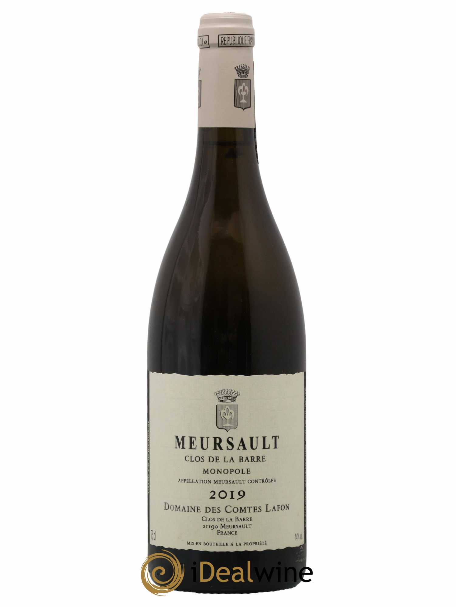 Meursault Clos de la Barre Comtes Lafon (Domaine des) 2019 - Lot de 1 bouteille - 0