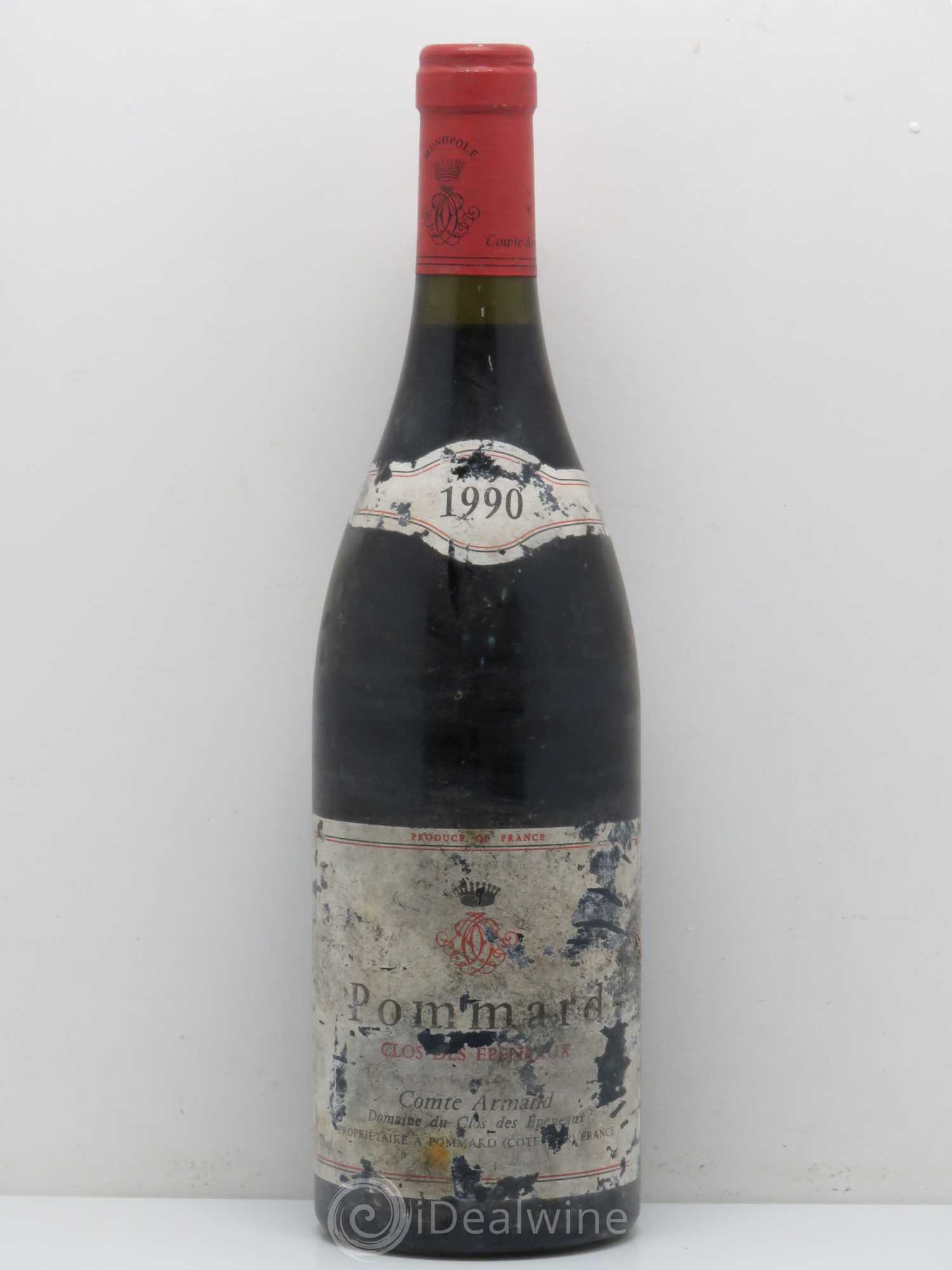Pommard 1er Cru Clos des Epeneaux Comte Armand 1990 - Lot de 1 bouteille - 0
