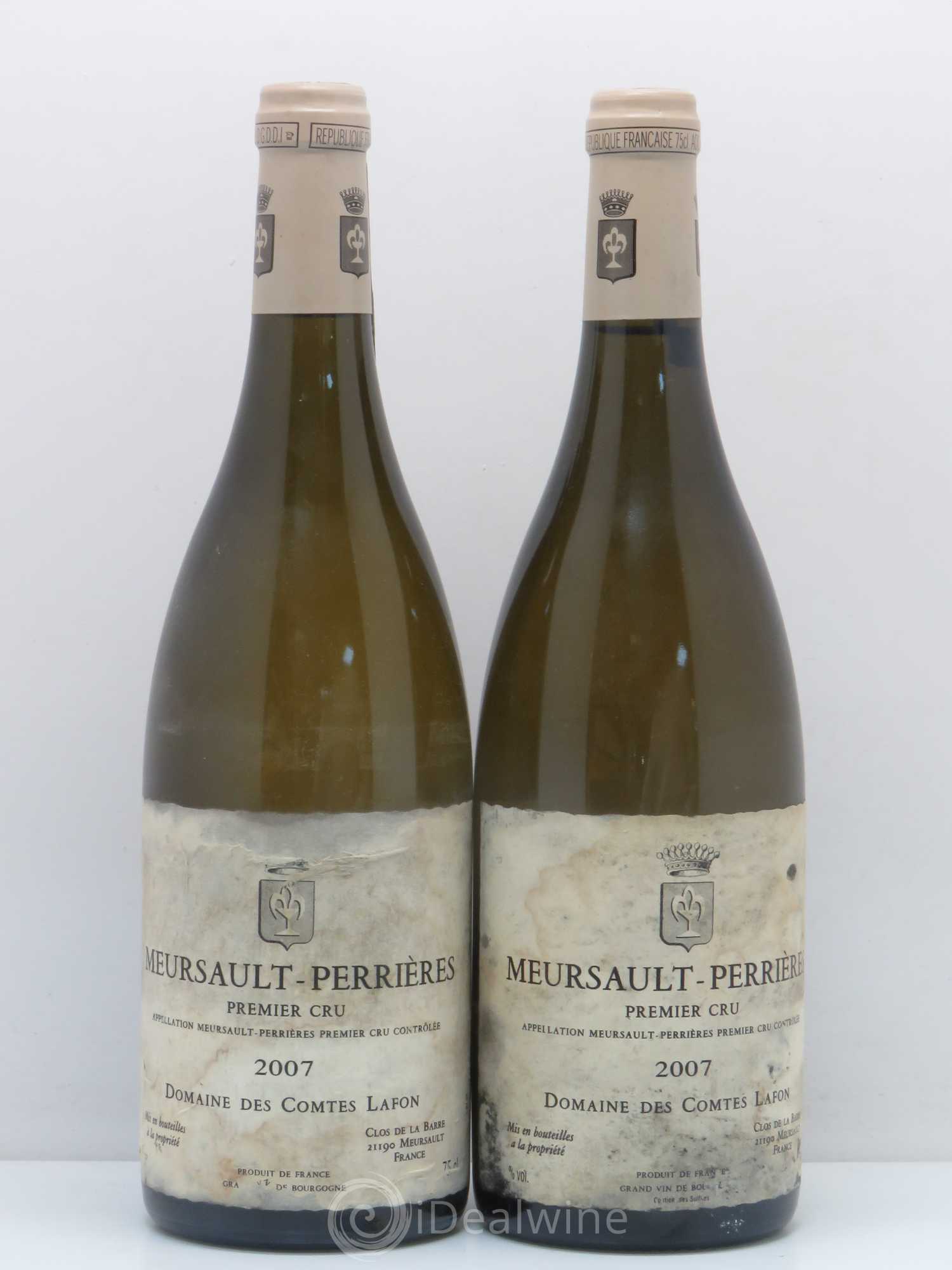 Meursault 1er Cru Perrières Comtes Lafon (Domaine des) 2007 - Lot de 2 bouteilles - 0