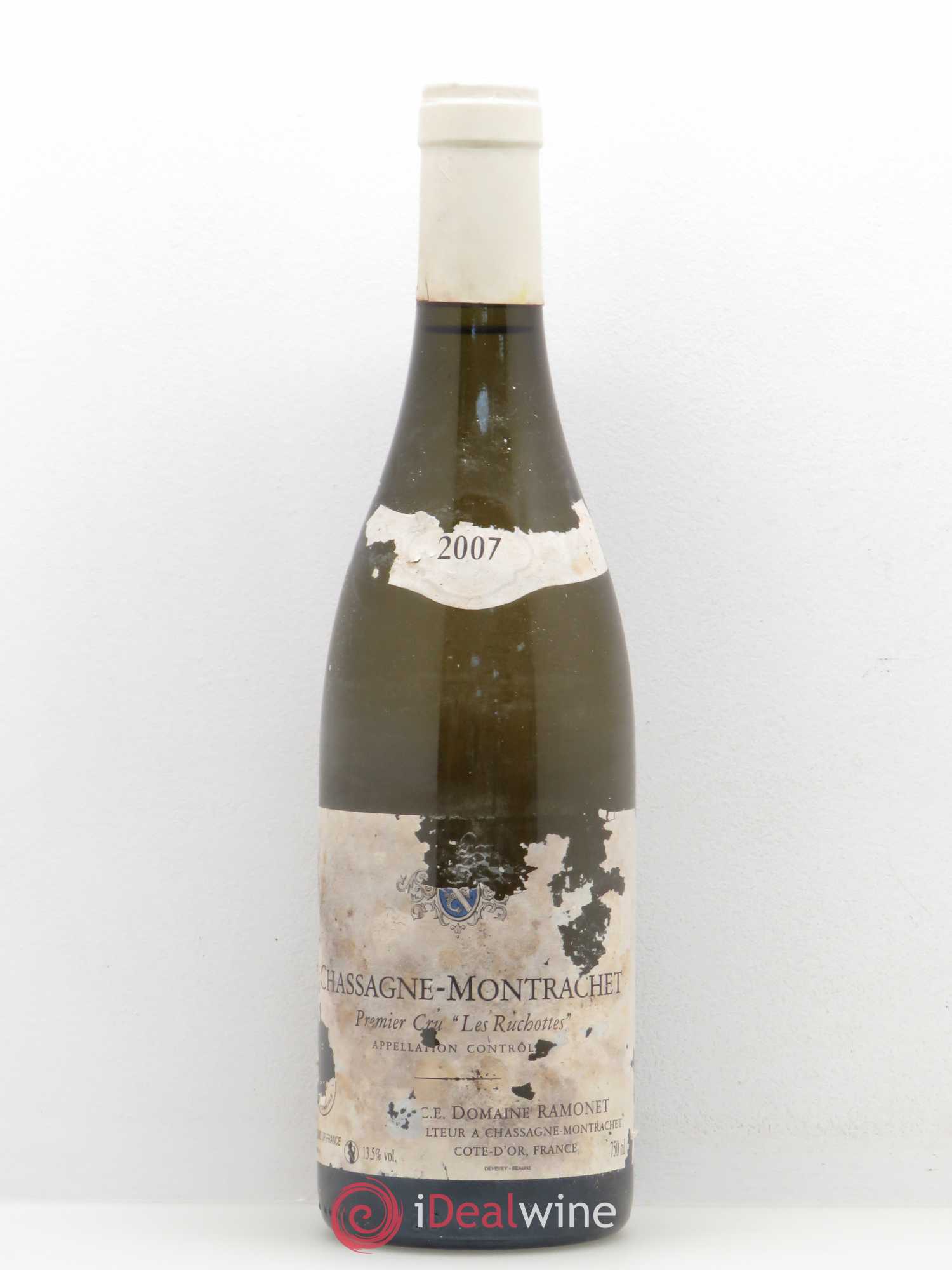 Chassagne-Montrachet 1er Cru Les Ruchottes Ramonet (Domaine) 2007 - Lot de 1 bouteille - 0