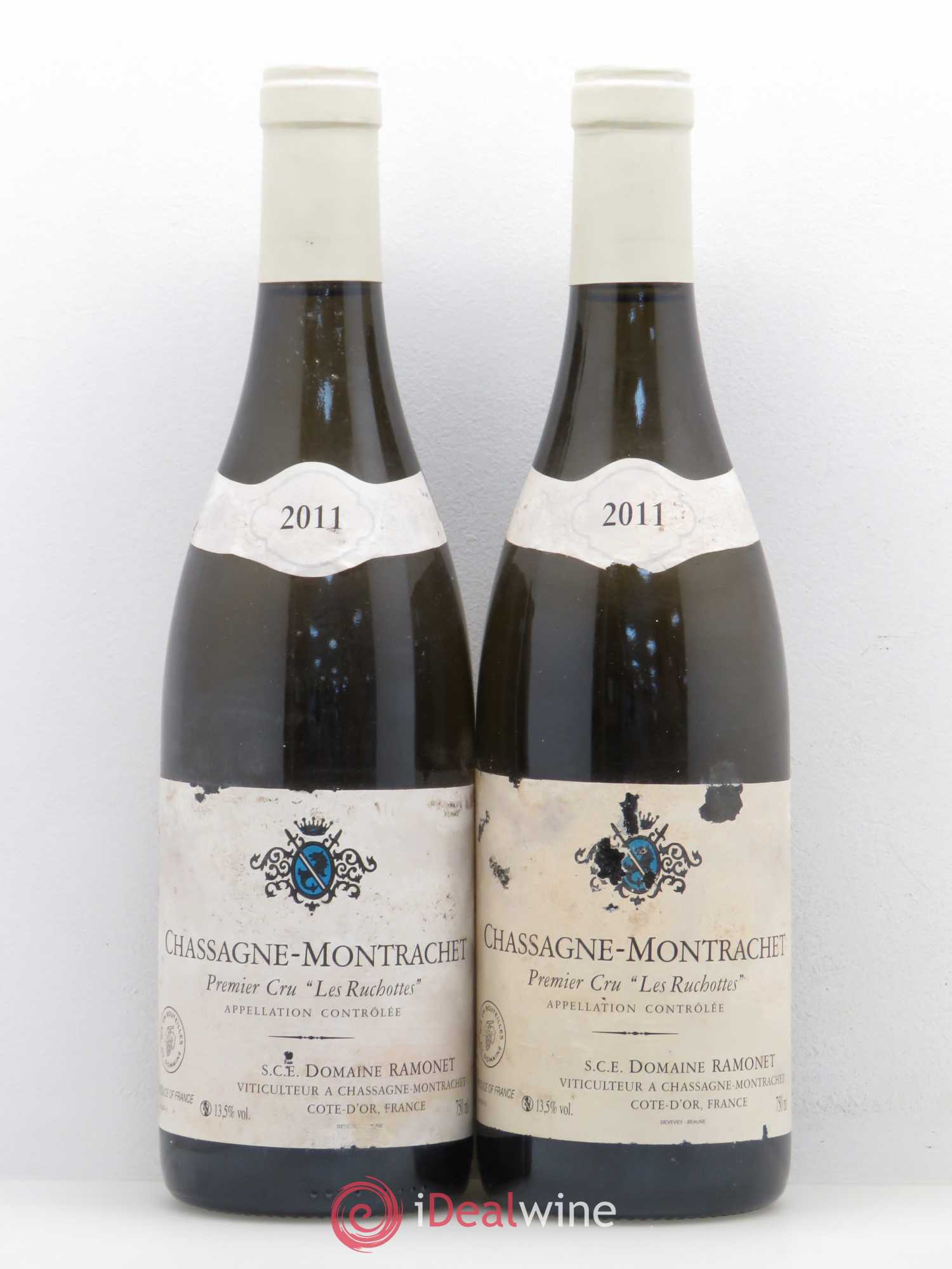 Chassagne-Montrachet 1er Cru Les Ruchottes Ramonet (Domaine) 2011 - Posten von 2 Flaschen - 0