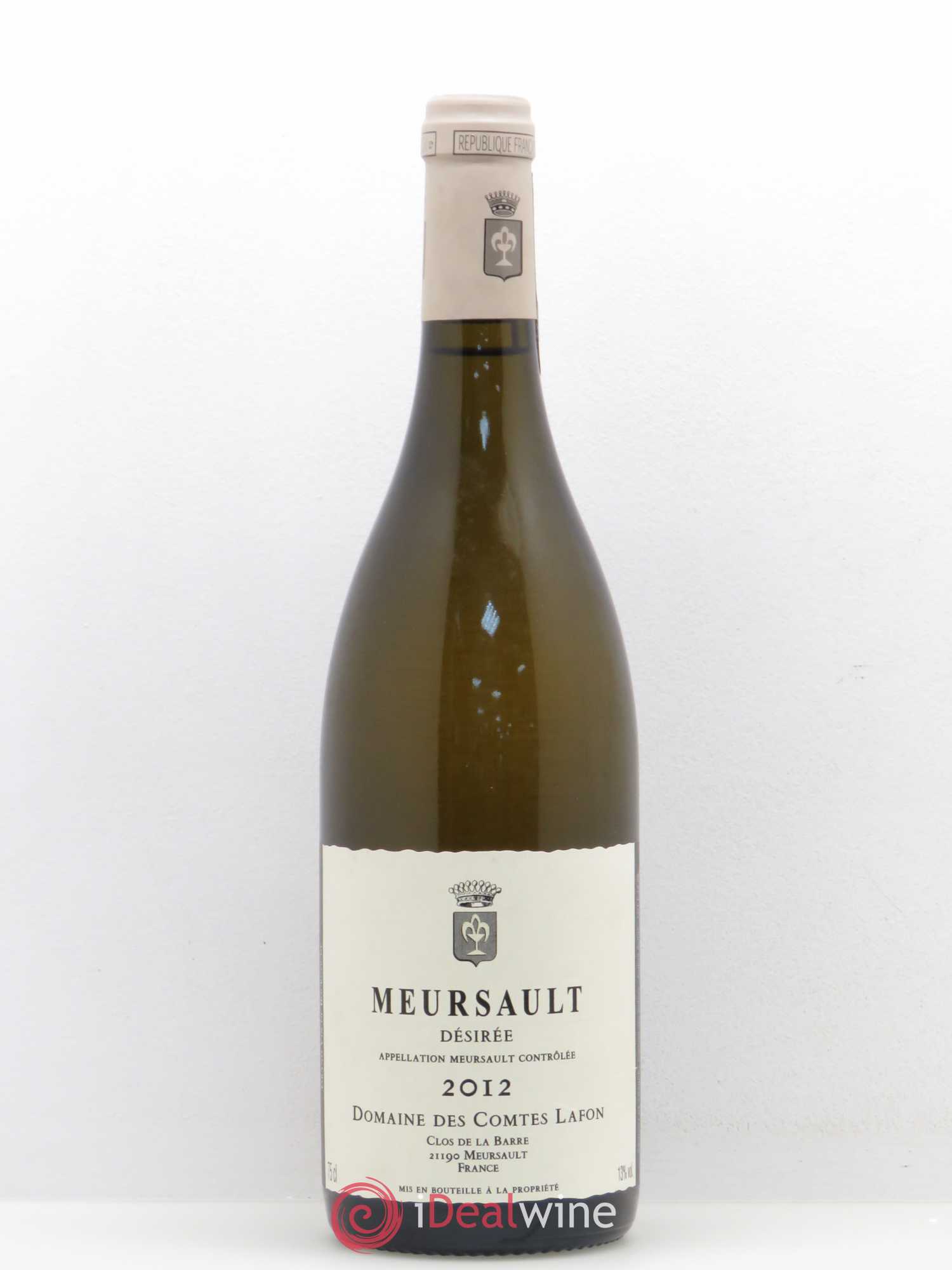Meursault Désirée Comtes Lafon (Domaine des) 2012 - Lot de 1 bouteille - 0