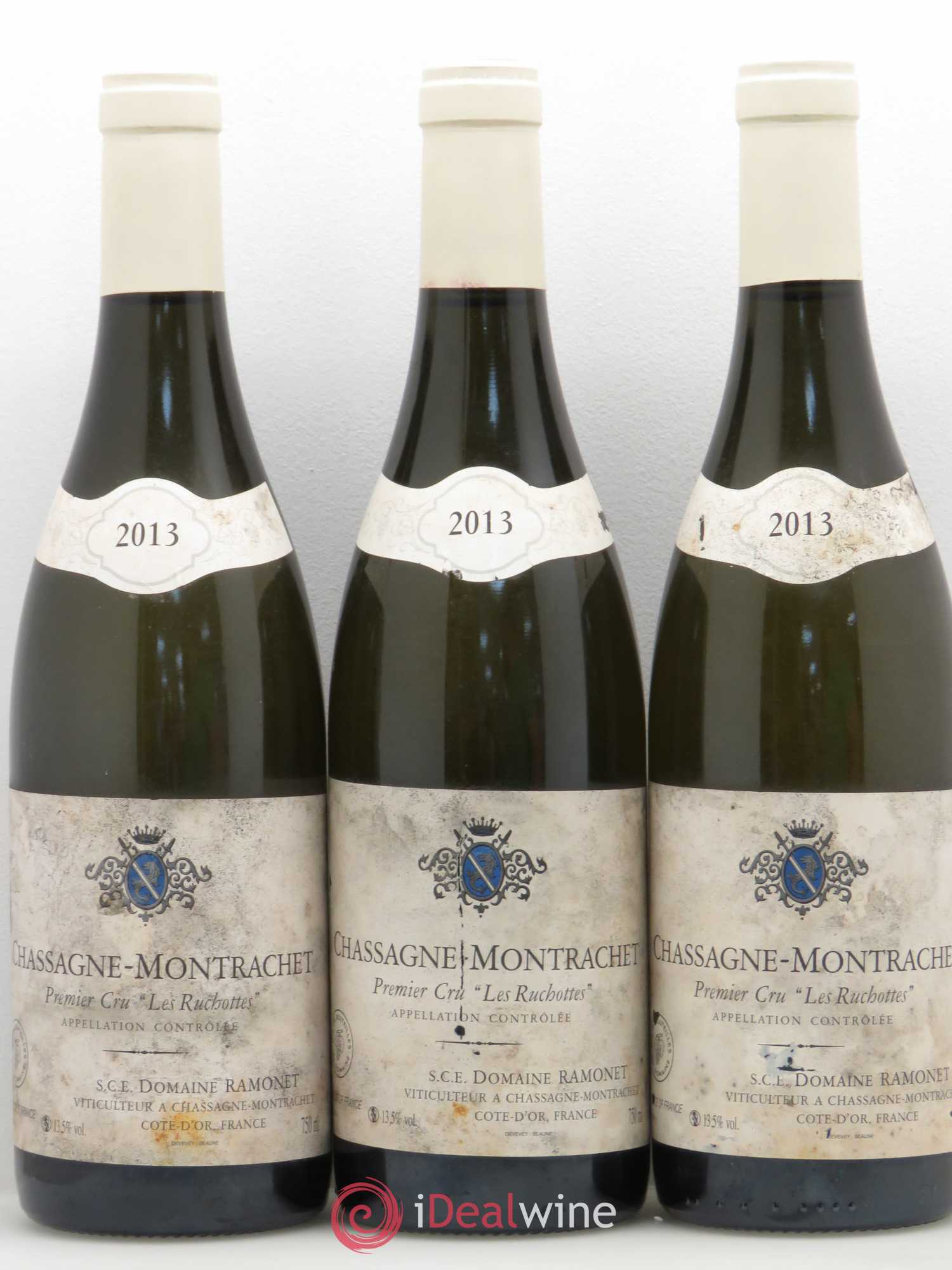 Chassagne-Montrachet 1er Cru Les Ruchottes Ramonet (Domaine) 2013 - Lot de 3 bouteilles - 0