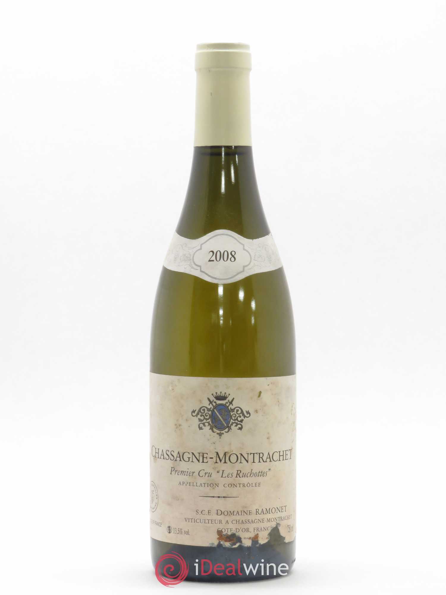 Chassagne-Montrachet 1er Cru Les Ruchottes Ramonet (Domaine) 2008 - Lot de 1 bouteille - 0