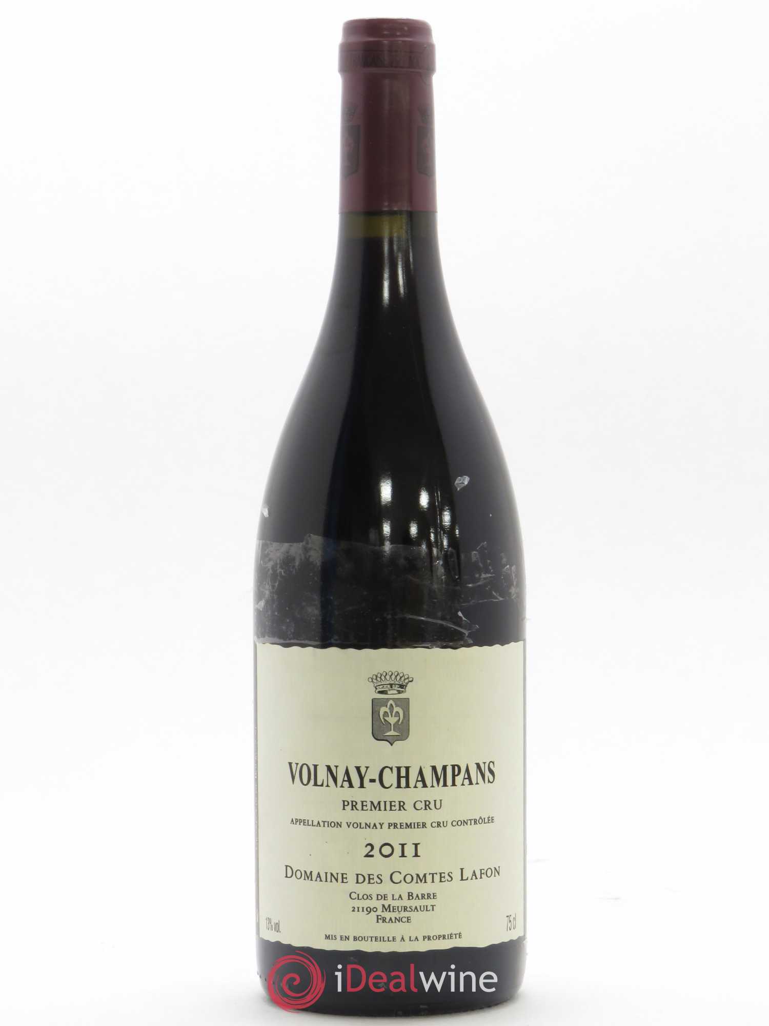 Volnay 1er Cru Champans Comtes Lafon (Domaine des) 2011 - Lot de 1 bouteille - 0
