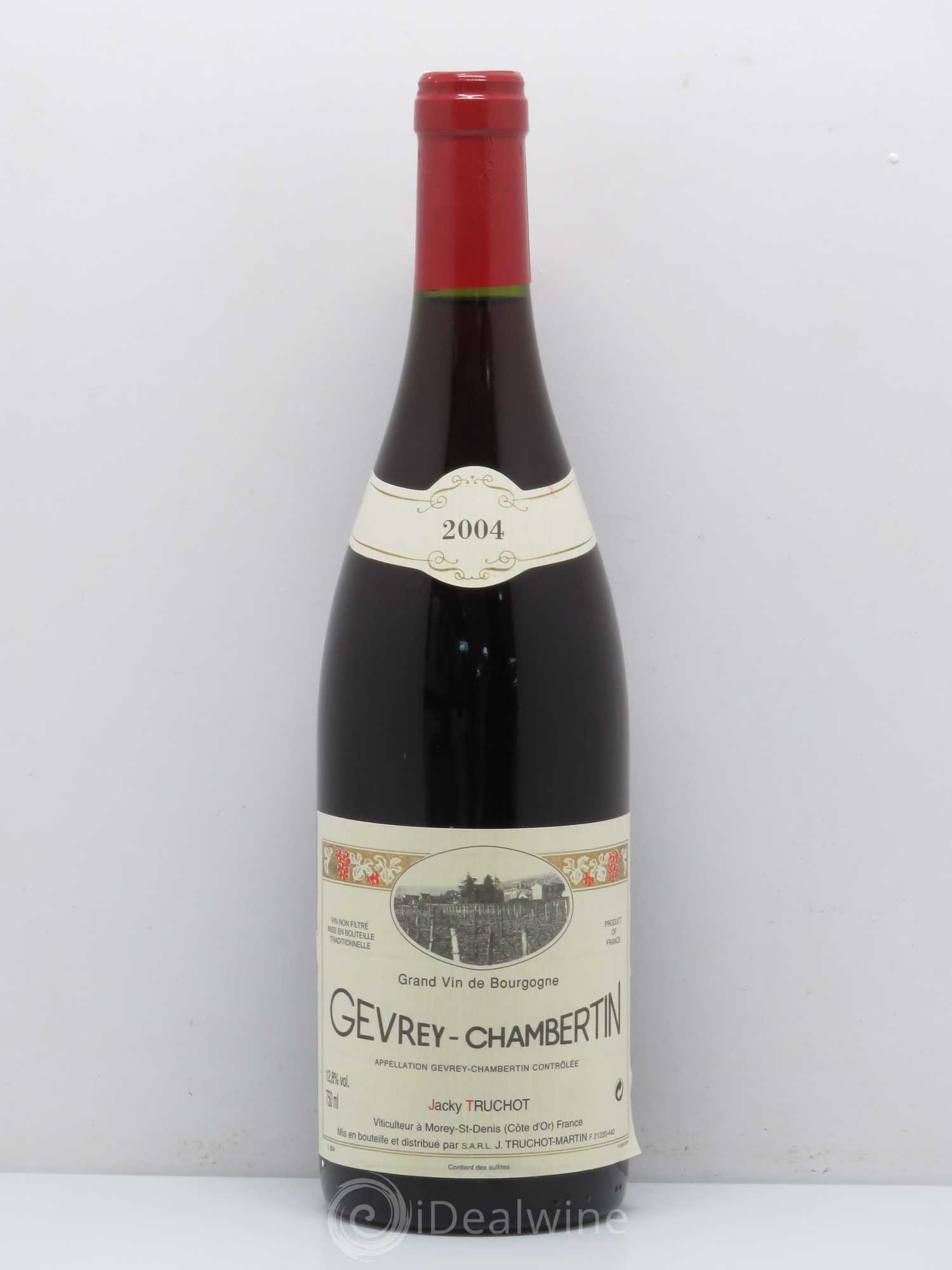 Gevrey-Chambertin Jacky Truchot 2004 - Lot de 1 bouteille - 0