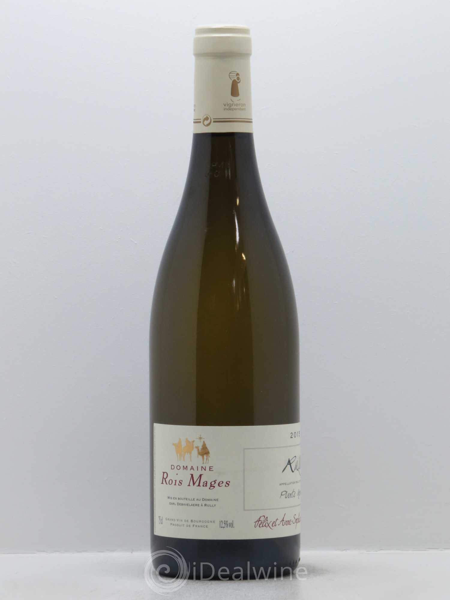 Rully Plante Moraine Rois Mages (Domaine) 2015 - Lot de 1 bouteille - 1