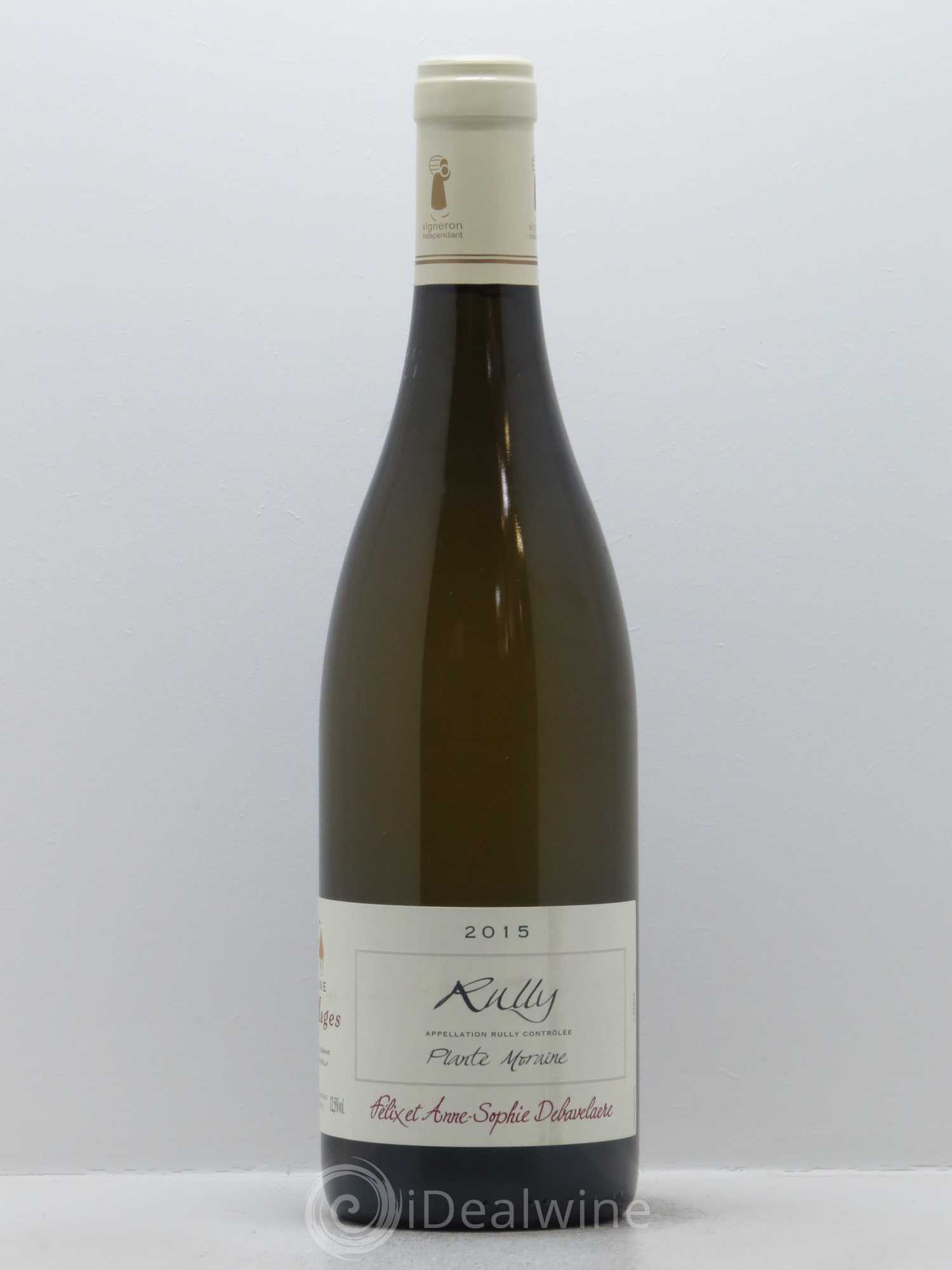 Rully Plante Moraine Rois Mages (Domaine) 2015 - Lot de 1 bouteille - 0