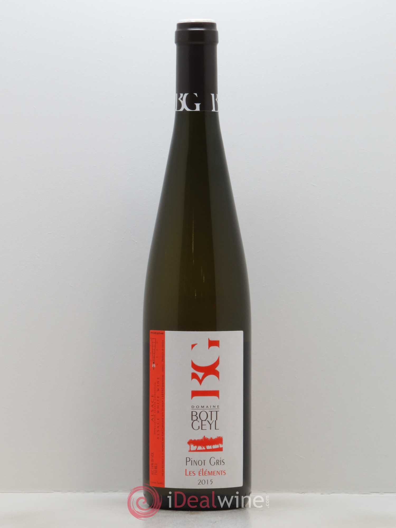 Alsace Pinot Gris Les Eléments Bott-Geyl (Domaine) 2015 - Lot de 1 bouteille - 0