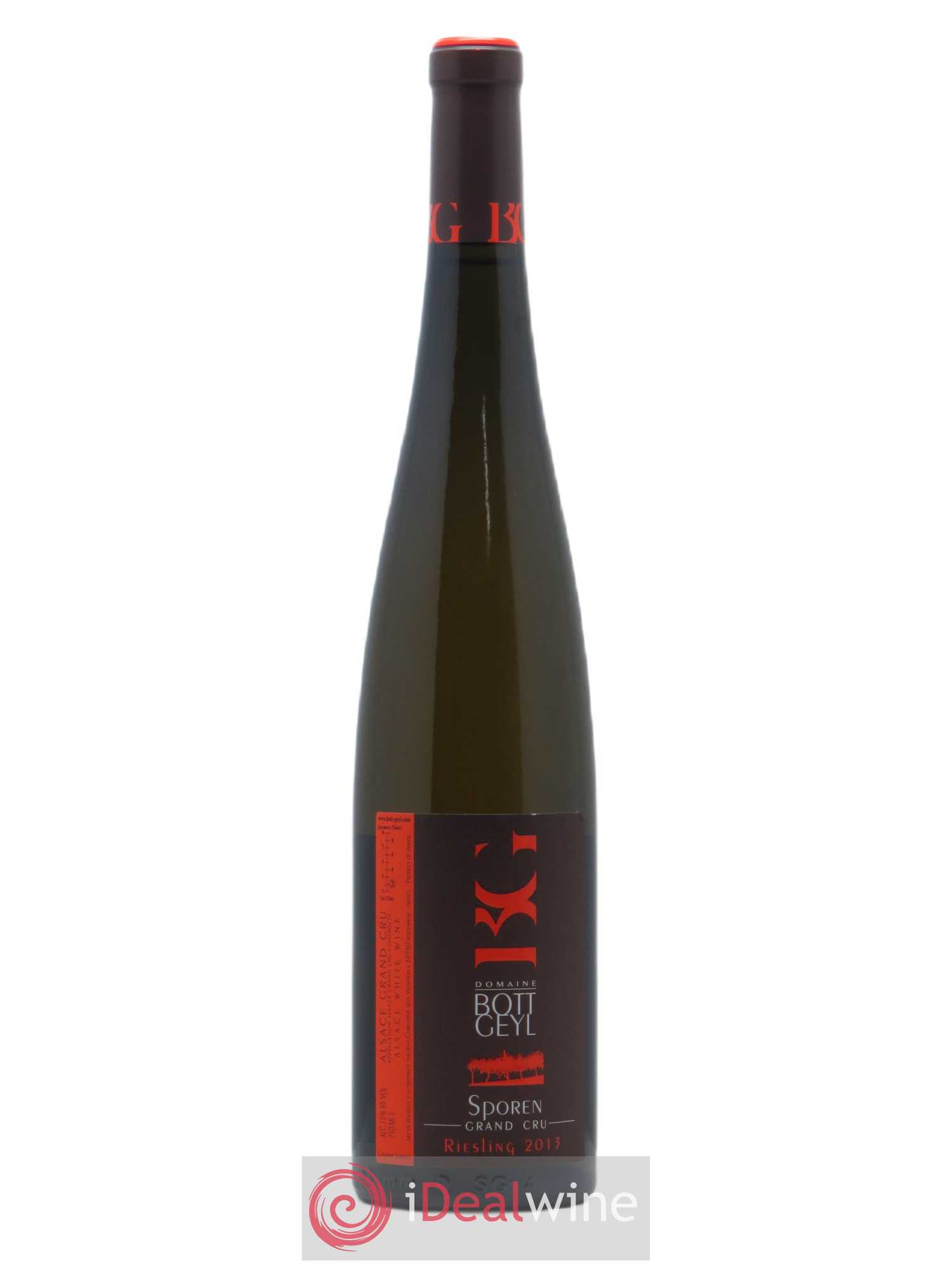 Alsace Riesling Très Vieilles Vignes Grand Cru Sporen Bott-Geyl (Domaine) 2013 - Lot de 1 bouteille - 0