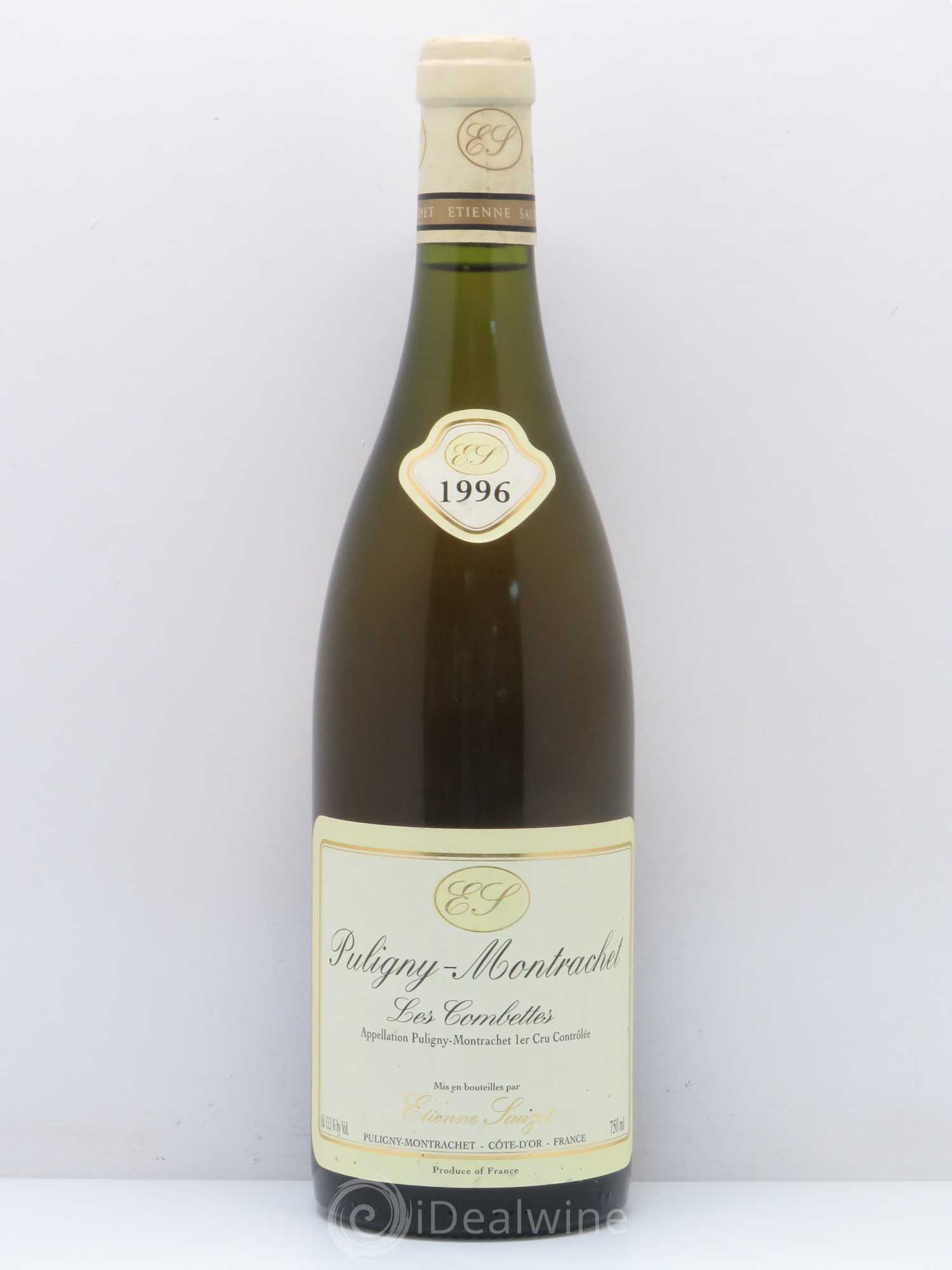 Puligny-Montrachet 1er Cru Les Combettes Etienne Sauzet 1996 - Lot de 1 bouteille - 0