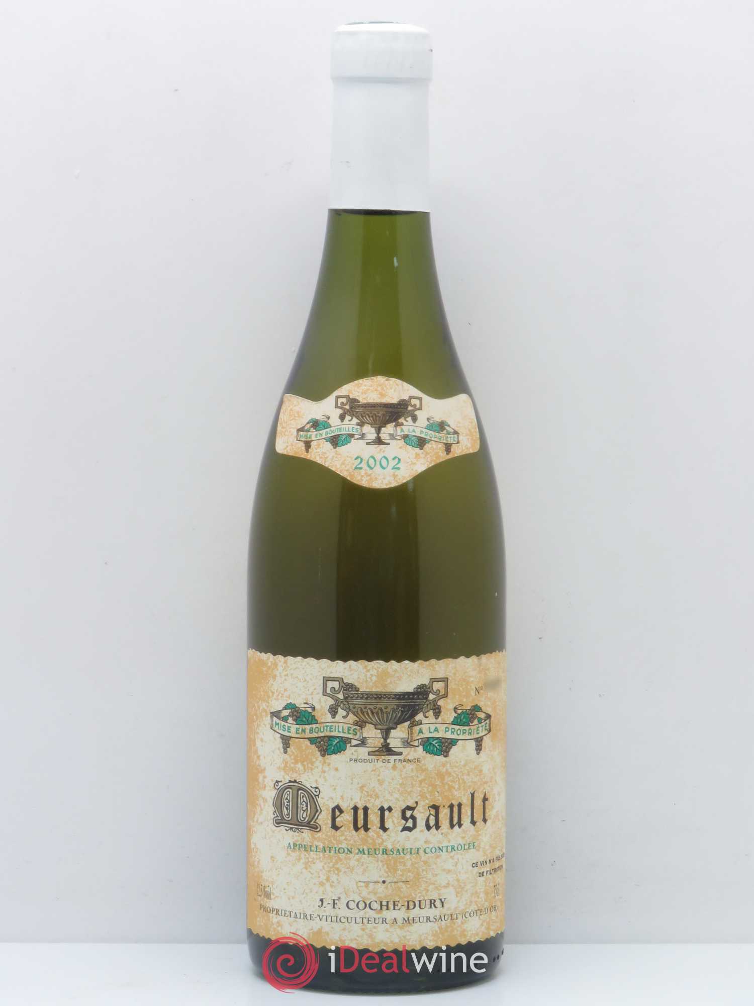 Meursault Coche Dury (Domaine) 2002 - Lot de 1 bouteille - 0