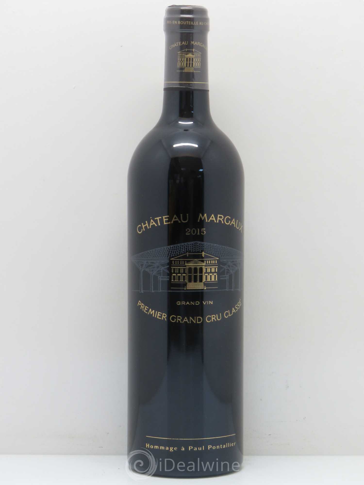 Château Margaux 1er Grand Cru Classé 2015 - Lot de 1 bouteille - 0