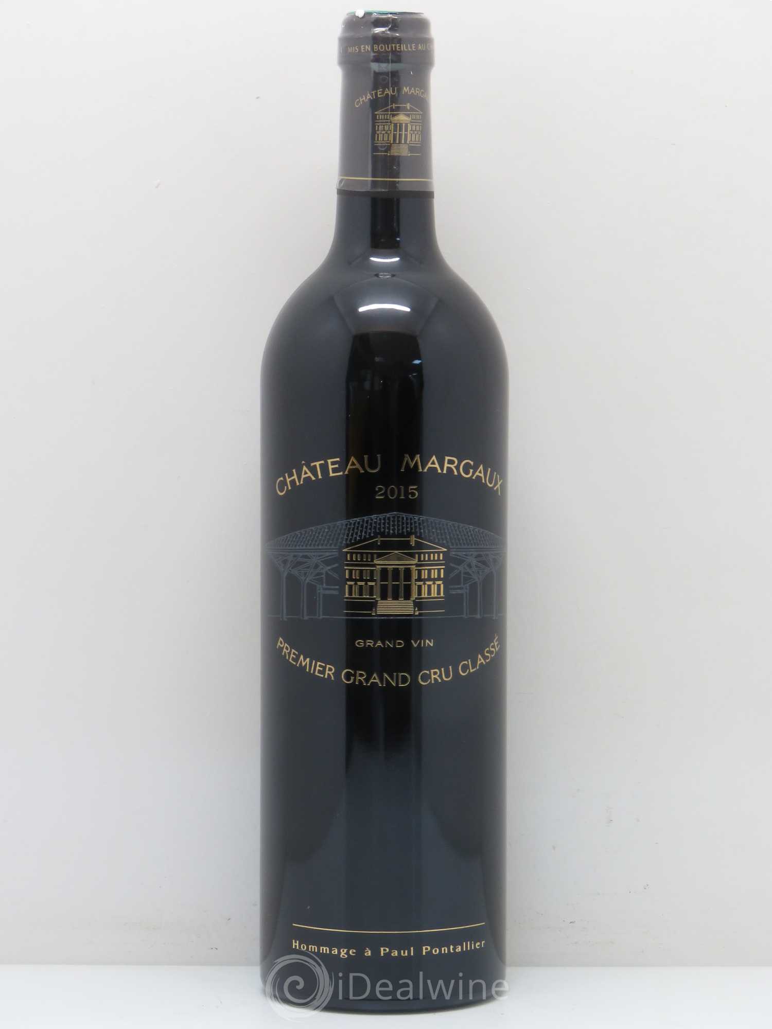 Château Margaux 1er Grand Cru Classé 2015 - Lot de 1 bouteille - 0