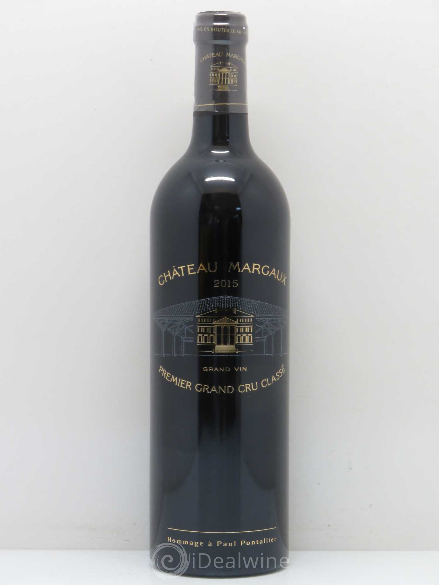 Château Margaux 1er Grand Cru Classé 2015 - Lot de 1 bouteille - 0